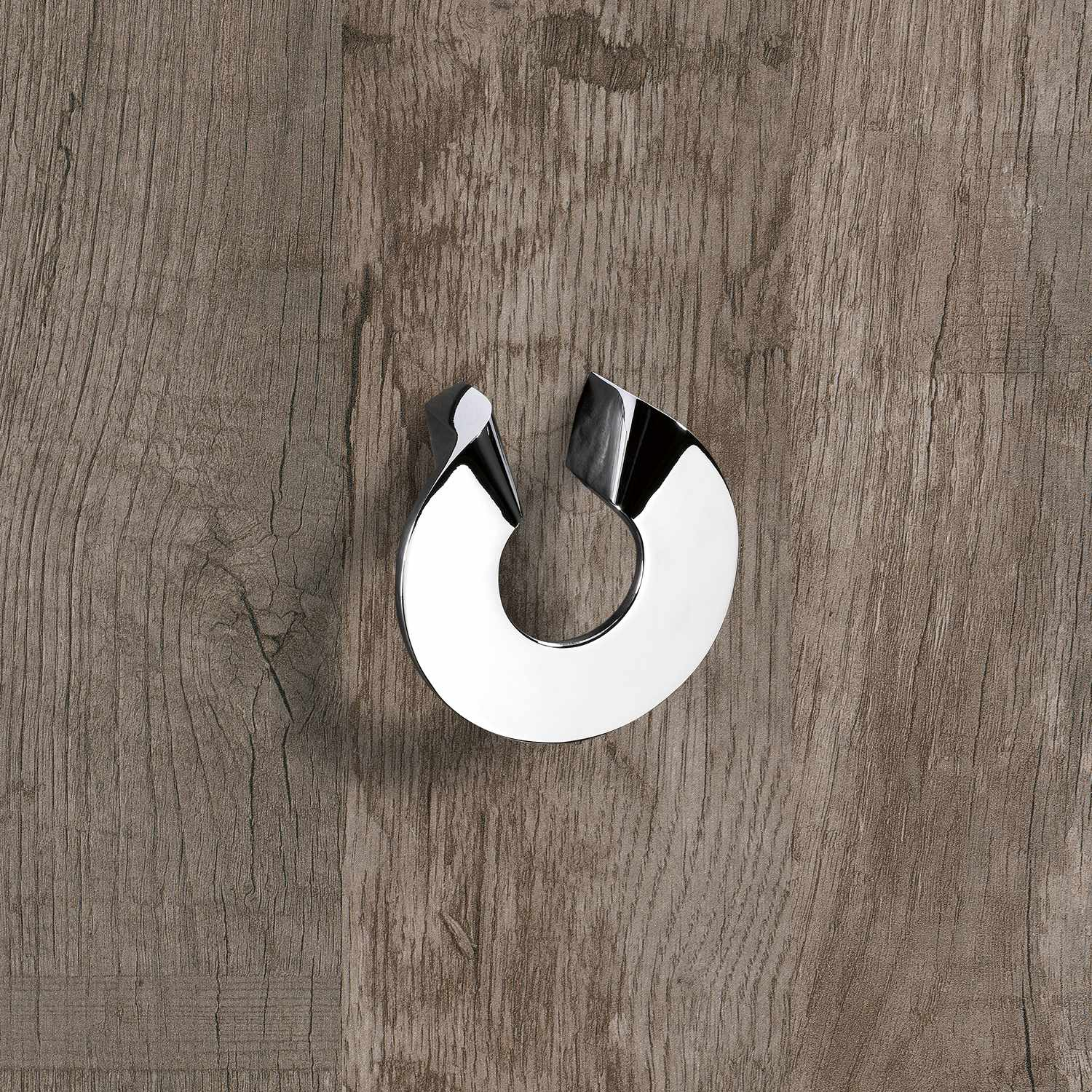 Poignée Tolfo, entraxe de perçages 32, L 76 mm, B 76 mm, H 26 mm, chromé brillant