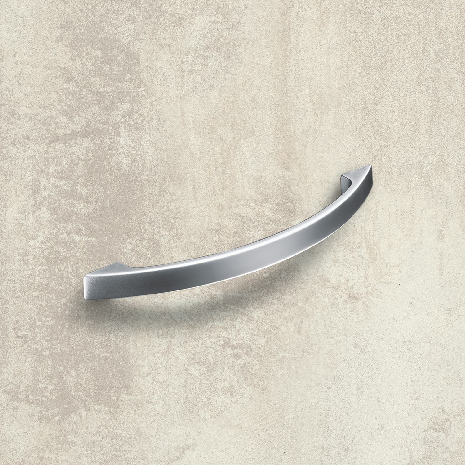 Greep Tolosa, boorafstand 96, L 126 mm, B 10 mm, H 28 mm, Mat verchroomd