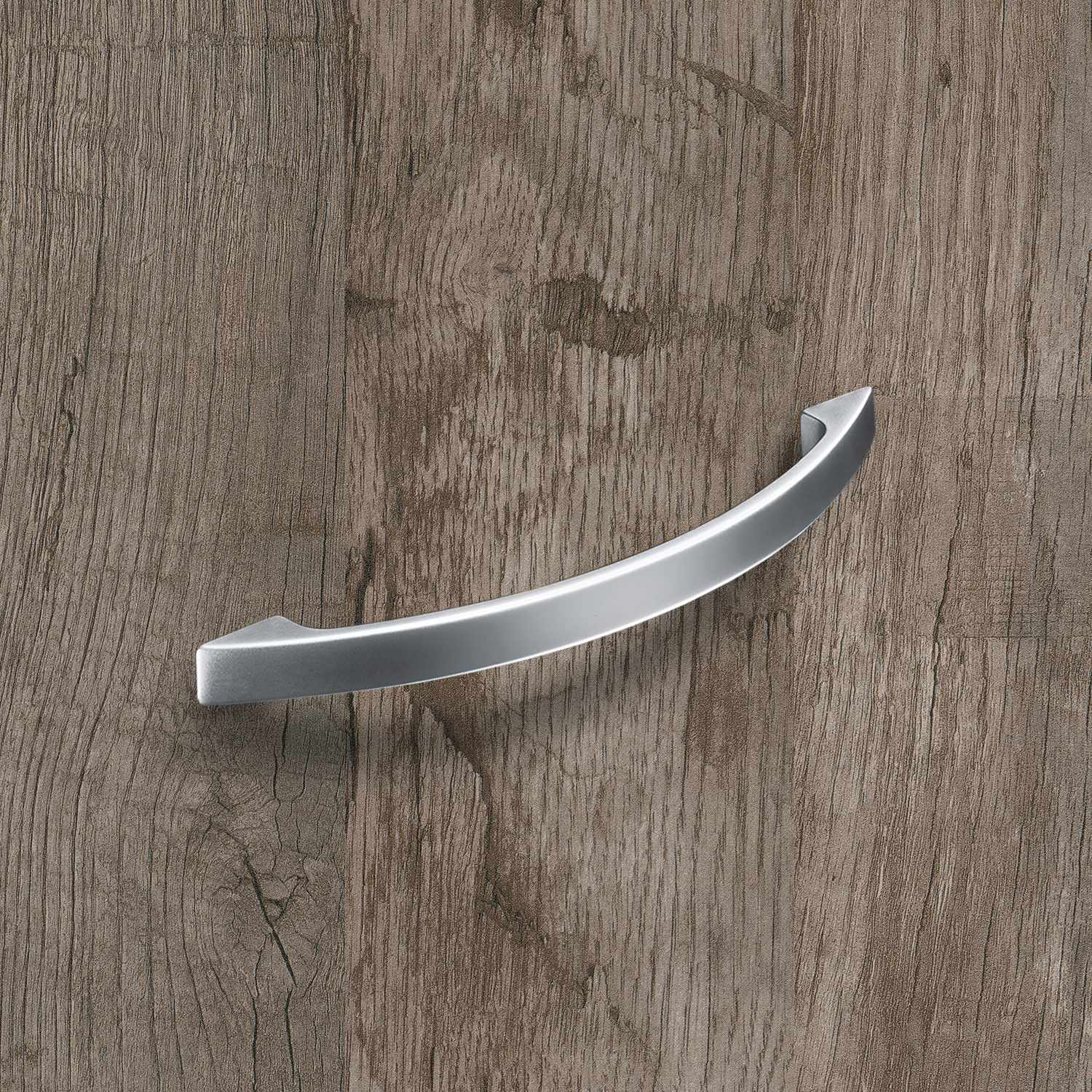 Greep Tolosa, boorafstand 96, L 126 mm, B 10 mm, H 28 mm, Mat verchroomd