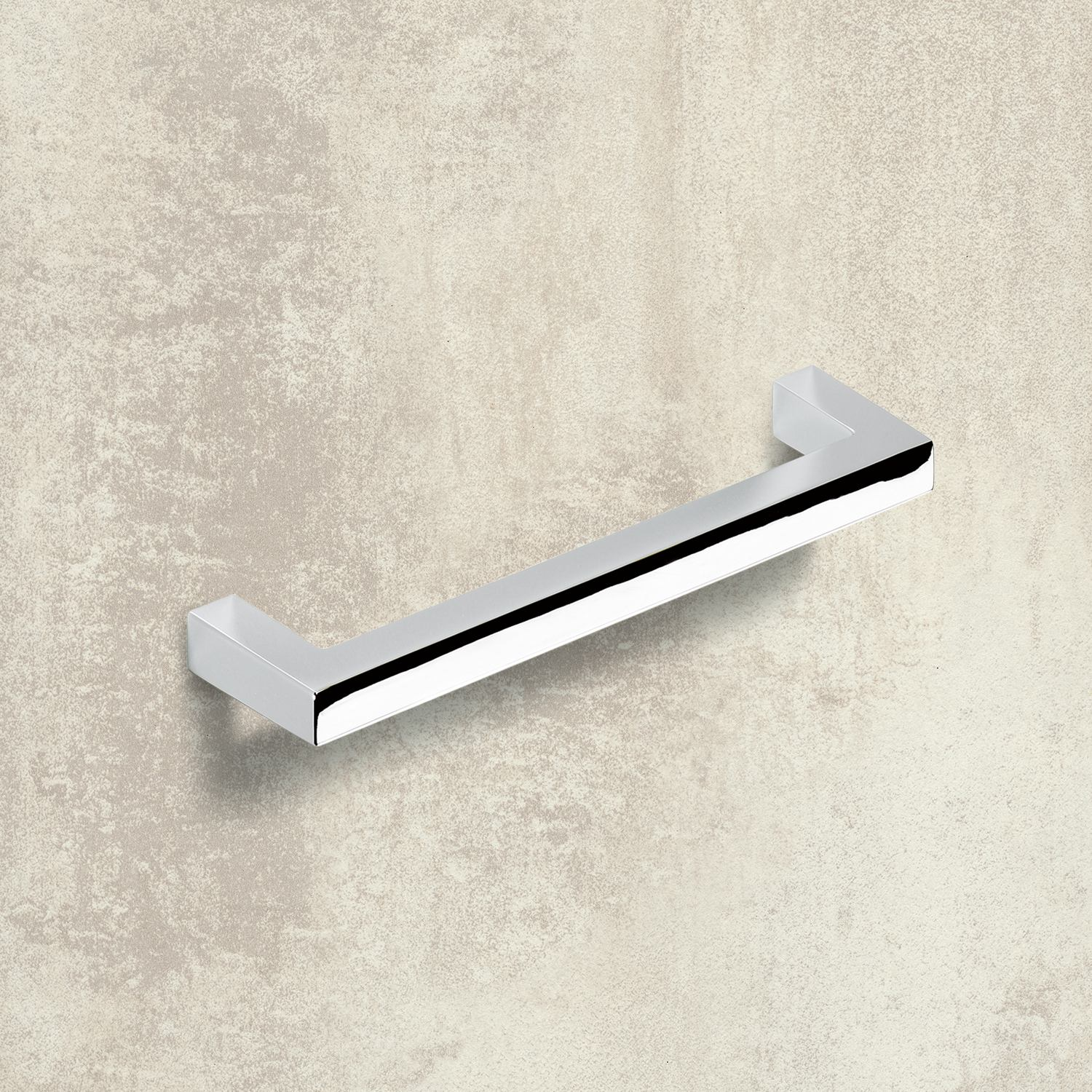 Greep Tornea, boorafstand 128, L 138 mm, B 10 mm, H 32 mm, glans verchroomd