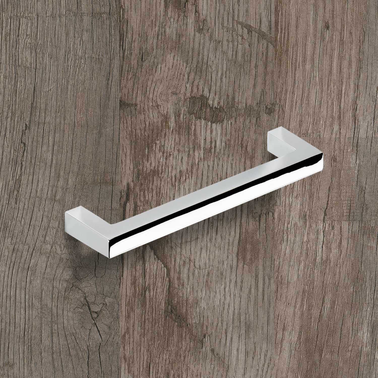 Greep Tornea, boorafstand 128, L 138 mm, B 10 mm, H 32 mm, glans verchroomd