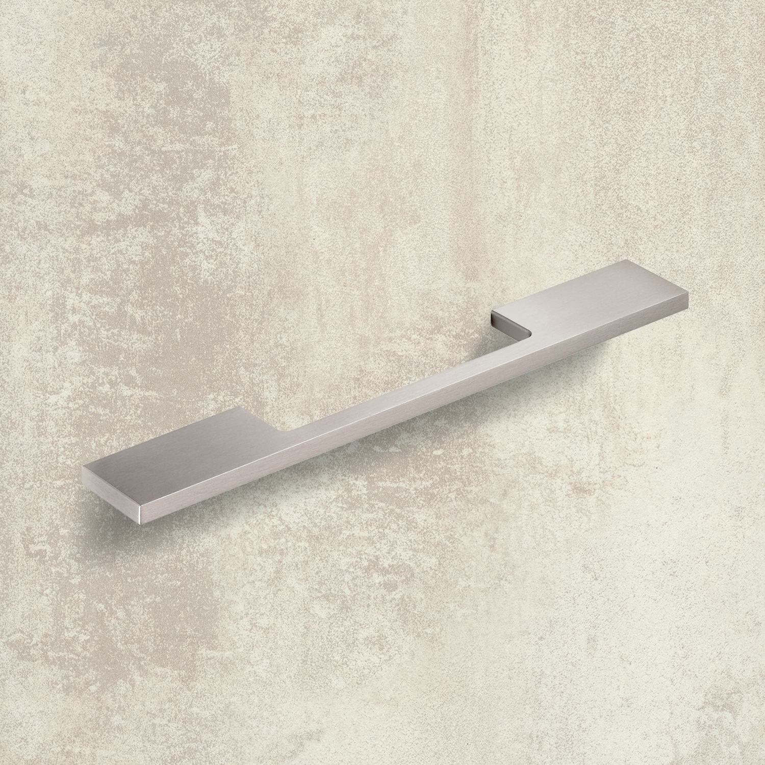 Poignée Velitra, entraxe de perçages 224 / 260 mm, L 272 mm, B 7 mm, H 34 mm, aspect inox brossé