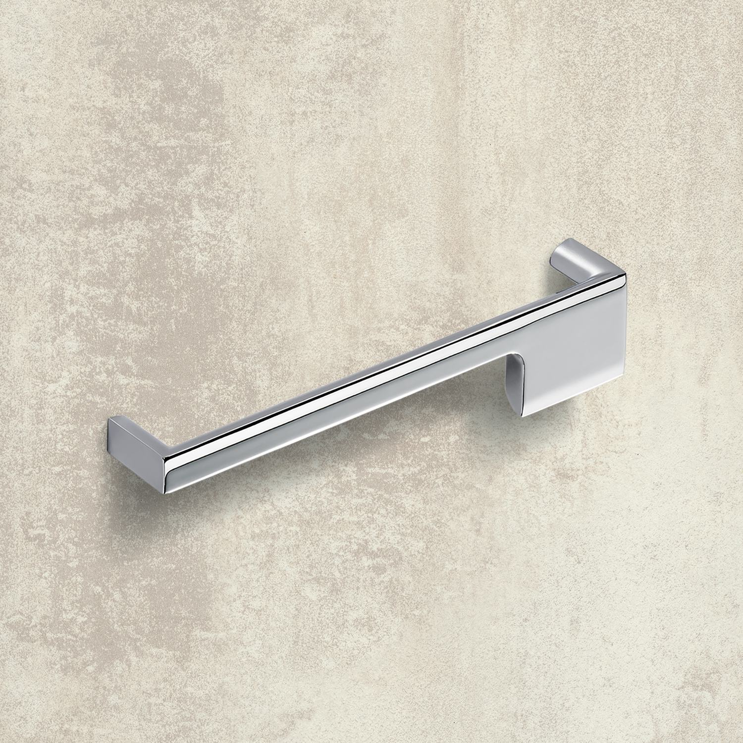 Poignée Zenga à gauche, entraxe de perçages 192, L 201 mm, B 36 mm, H 30 mm, chromé brillant