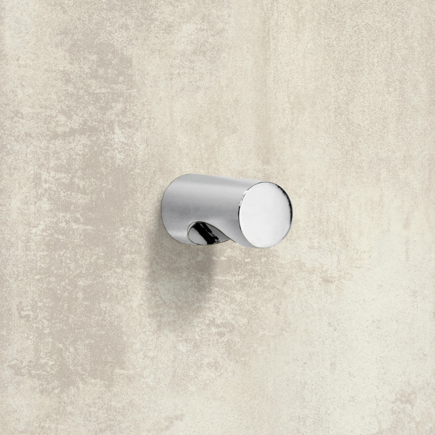 Knop Almus, H 23 mm, ø 12 mm, glans verchroomd