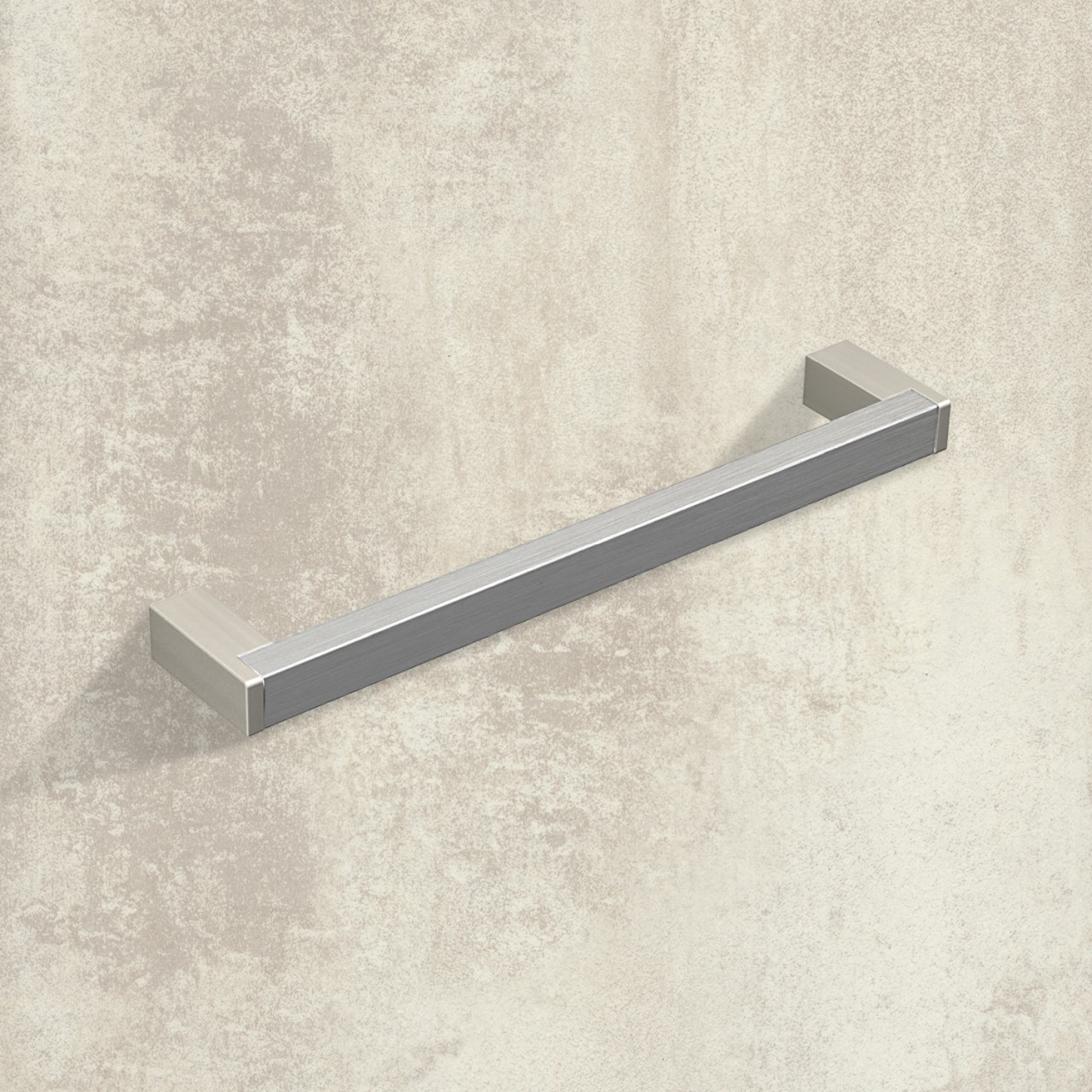 Poignée Bermeo, entraxe de perçages 192, L 205 mm, B 12 mm, H 32 mm, aspect inox brossé