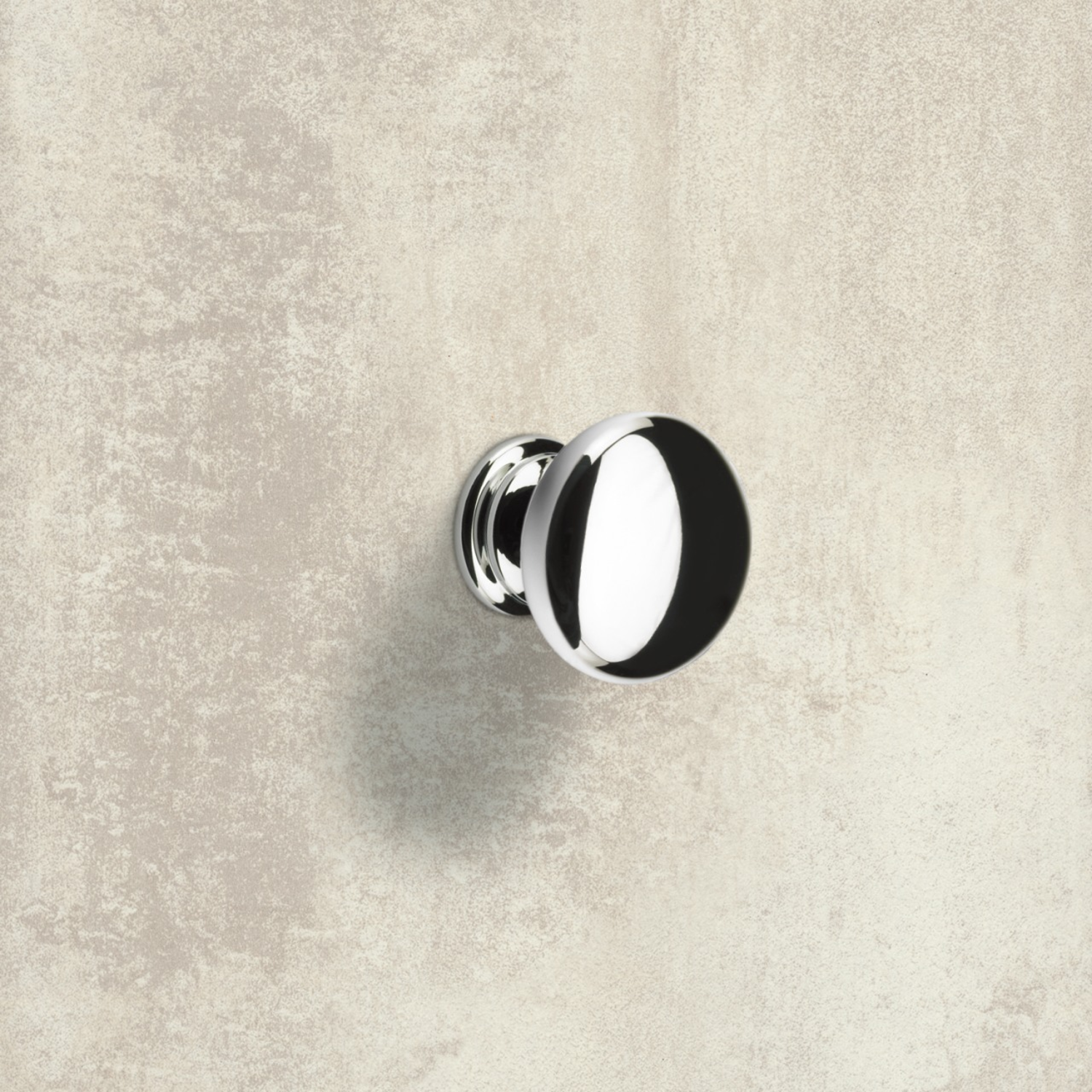 Bouton Cirpi, H 27 mm, ø 30 mm, chromé brillant