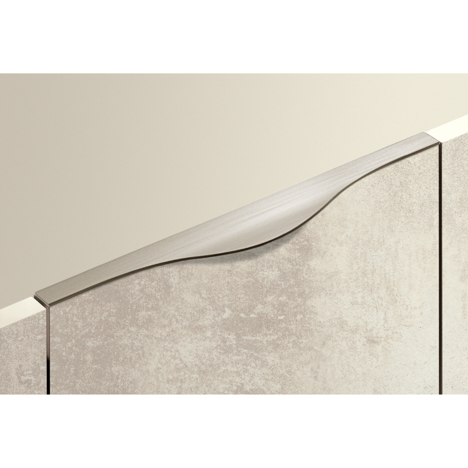 Greeplijst Codania, L 595 mm, roestvrij staal finish geborsteld