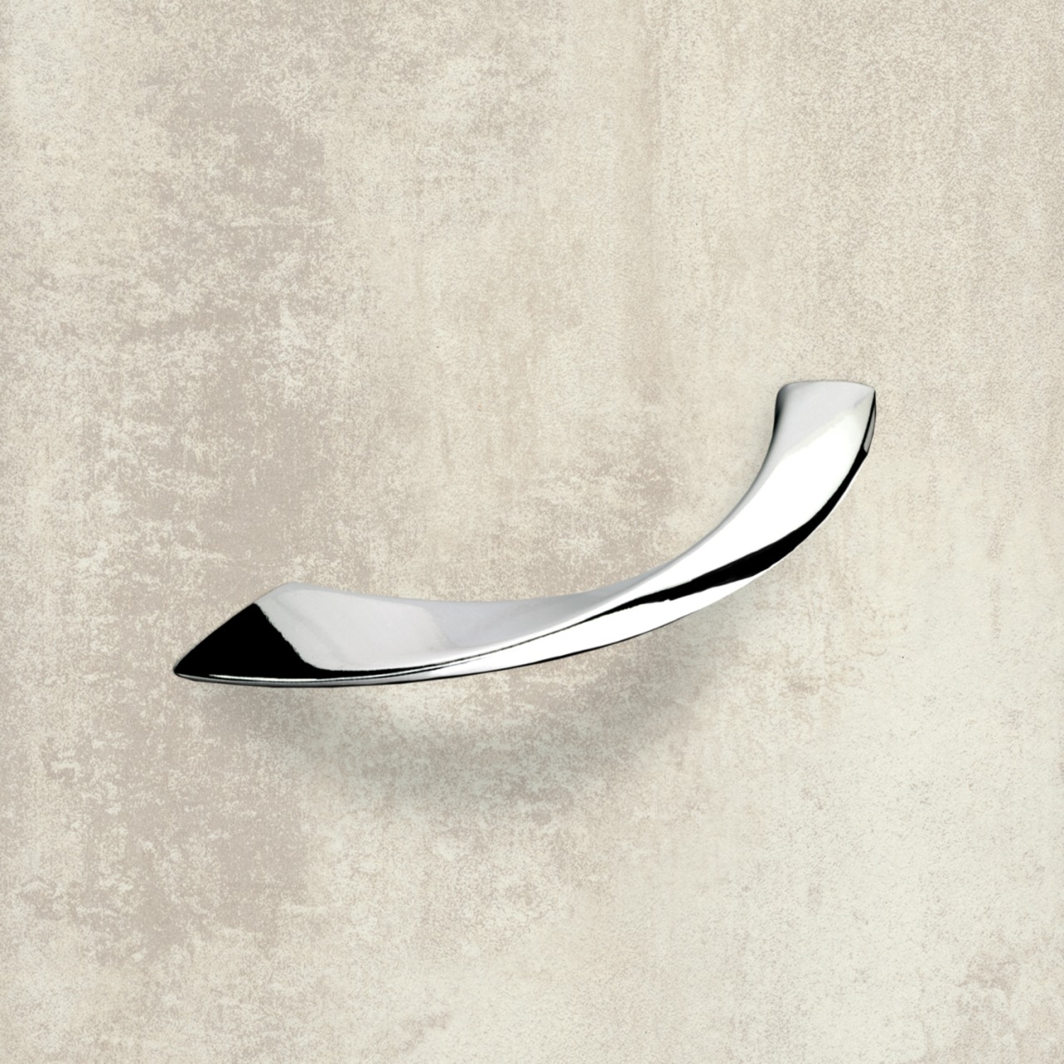 Poignée Coria, entraxe de perçages 128, L 151 mm, B 16 mm, H 34 mm, chromé brillant