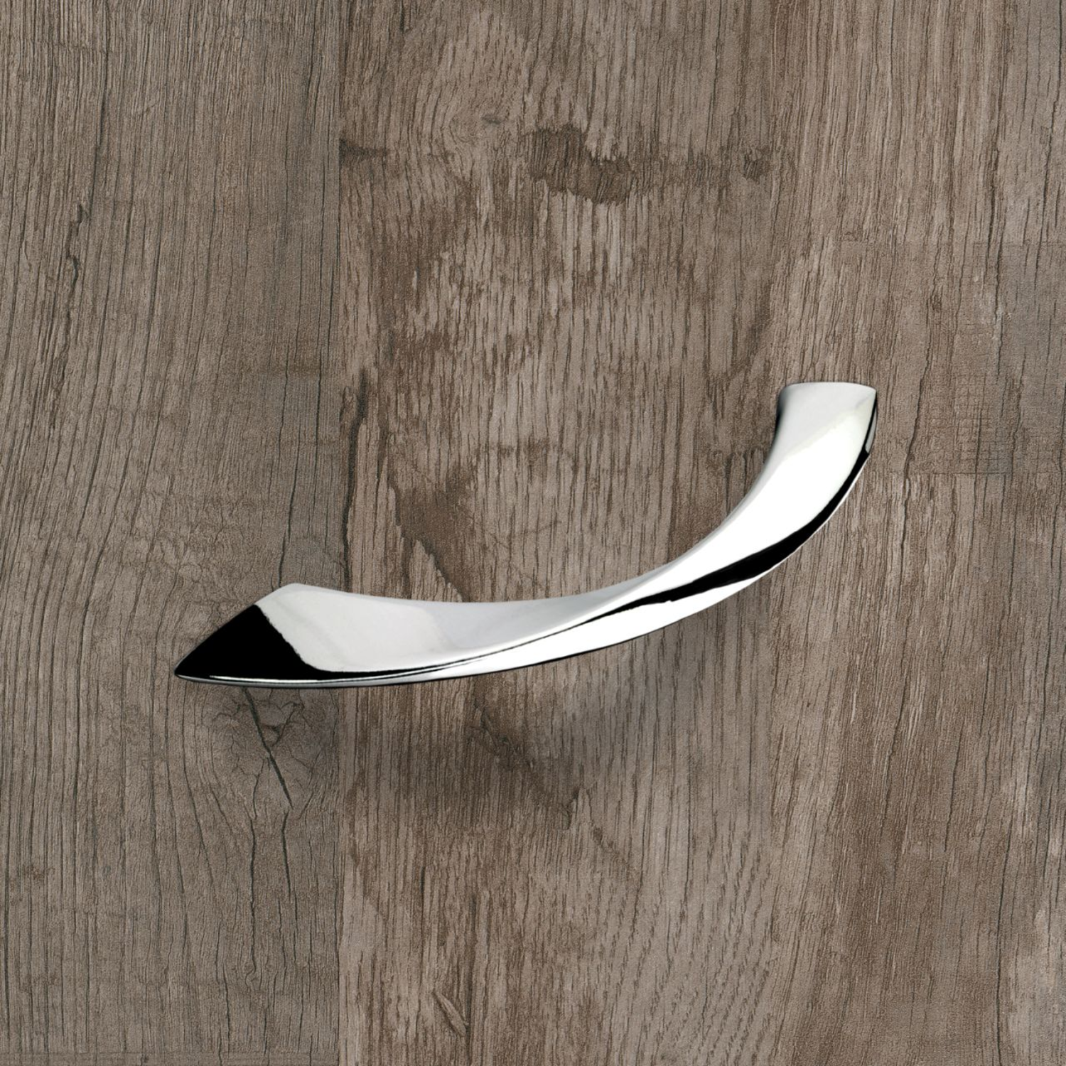 Poignée Coria, entraxe de perçages 128, L 151 mm, B 16 mm, H 34 mm, chromé brillant