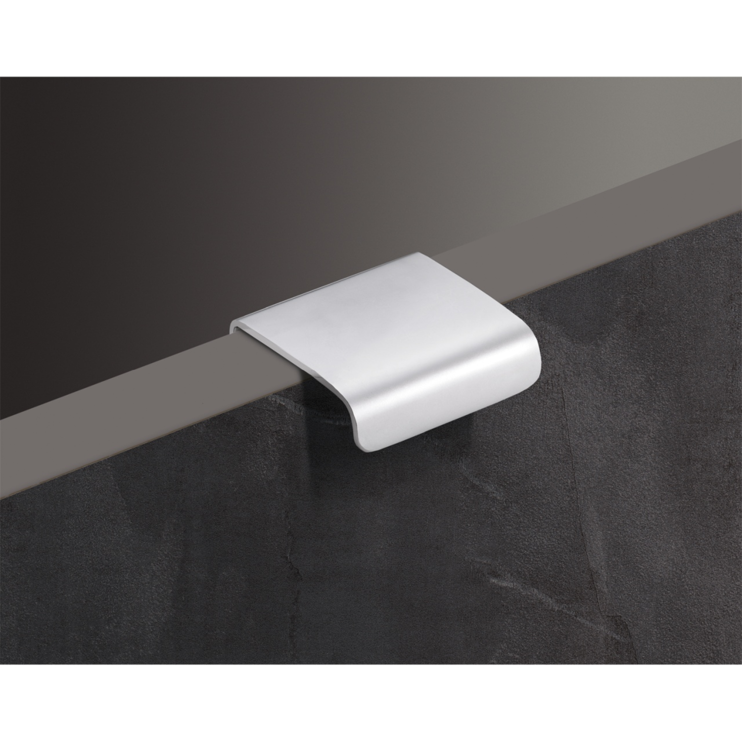 Greep Empoli, boorafstand 25, L 38 mm, B 36 mm, H 15 mm, Mat verchroomd