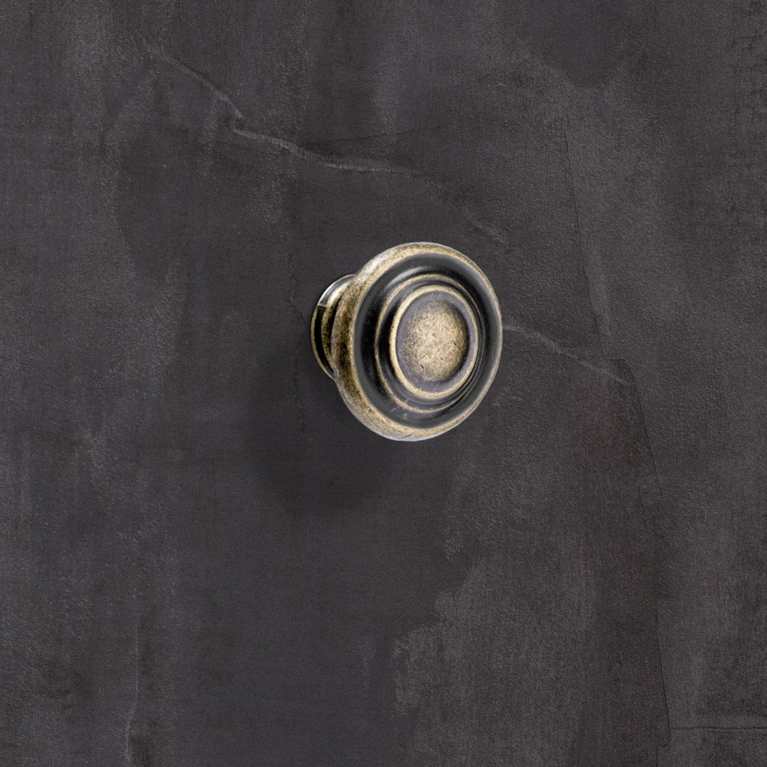 Knop Essa, H 25 mm, ø 32 mm, messingkleurig antiek