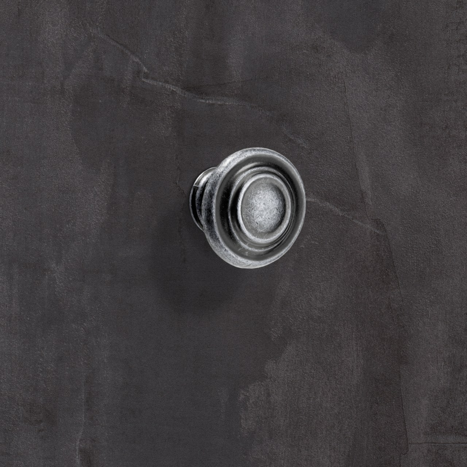 Knop Essa, H 25 mm, ø 32 mm, tinkleurig antiek