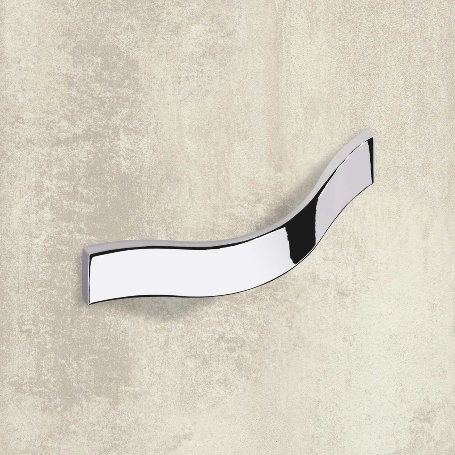 Poignée Genoa, entraxe de perçages 128, L 170 mm, B 23 mm, H 26 mm, chromé brillant