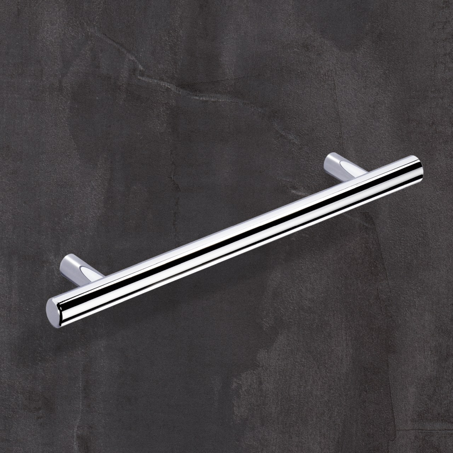 Poignée barre Hale, entraxe de perçages 224, L 284 mm, H 35 mm, ø 12 mm, chromé brillant
