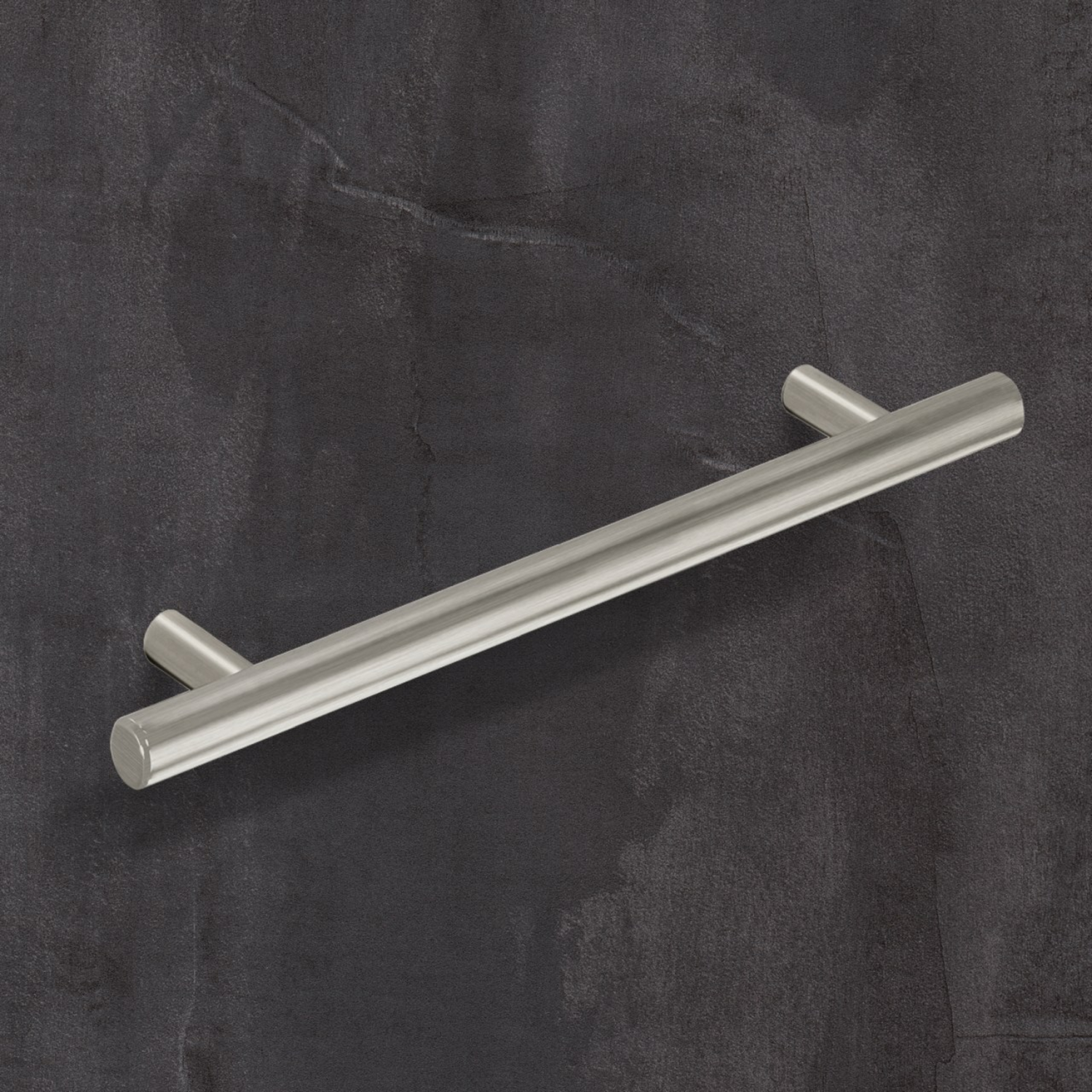 stanggreep Hale, boorafstand 384, L 444 mm, H 35 mm, ø 12 mm, roestvrij staal finish geborsteld