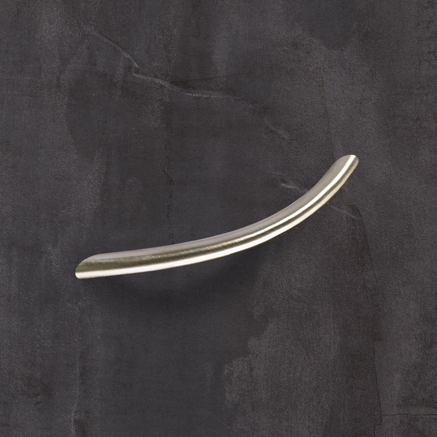 Poignée Nicia, entraxe de perçages 96, L 112 mm, H 30 mm, ø 10 mm, aspect inox brossé