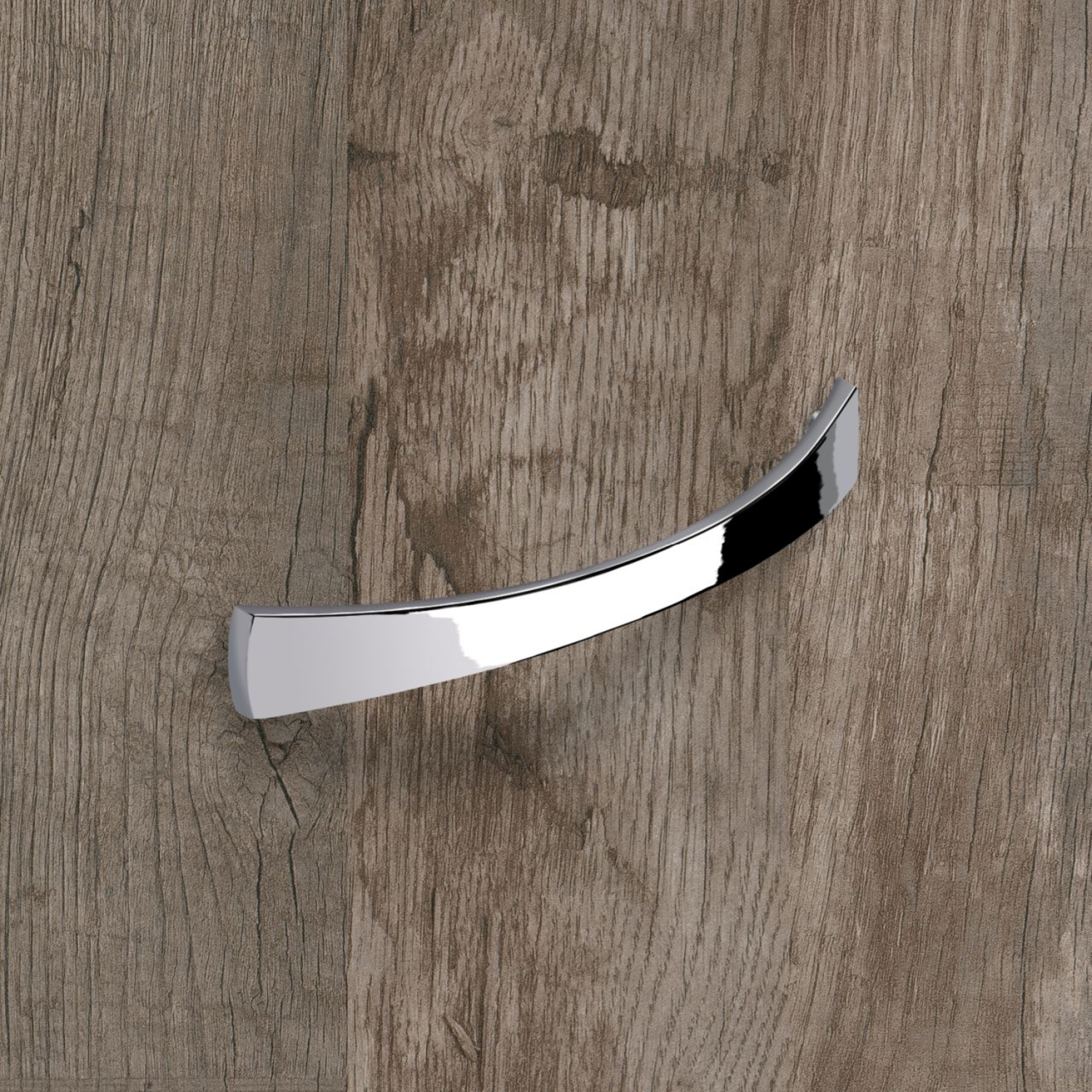 Poignée Parma, entraxe de perçages 128, L 138 mm, B 17 mm, H 25 mm, chromé brillant