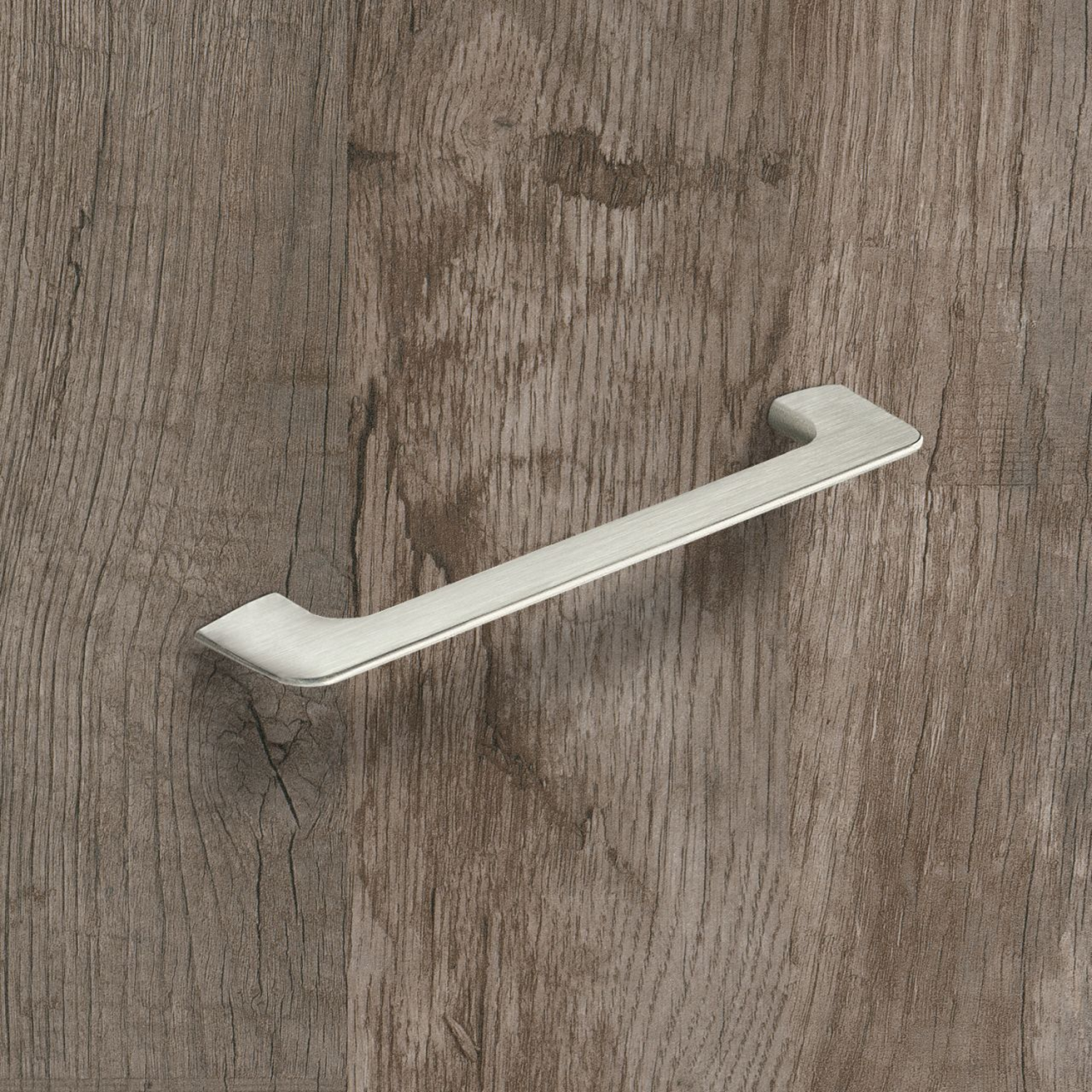 Poignée Suasa, entraxe de perçages 160, L 202 mm, B 8 mm, H 38 mm, aspect inox brossé