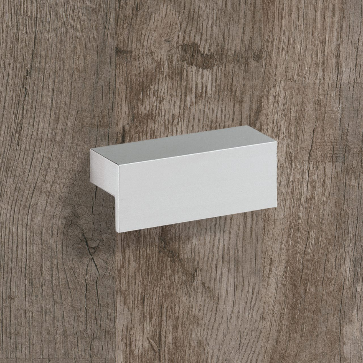 Greep Trani, boorafstand 32, L 52 mm, B 26 mm, H 16 mm, Aluminium geëloxeerd