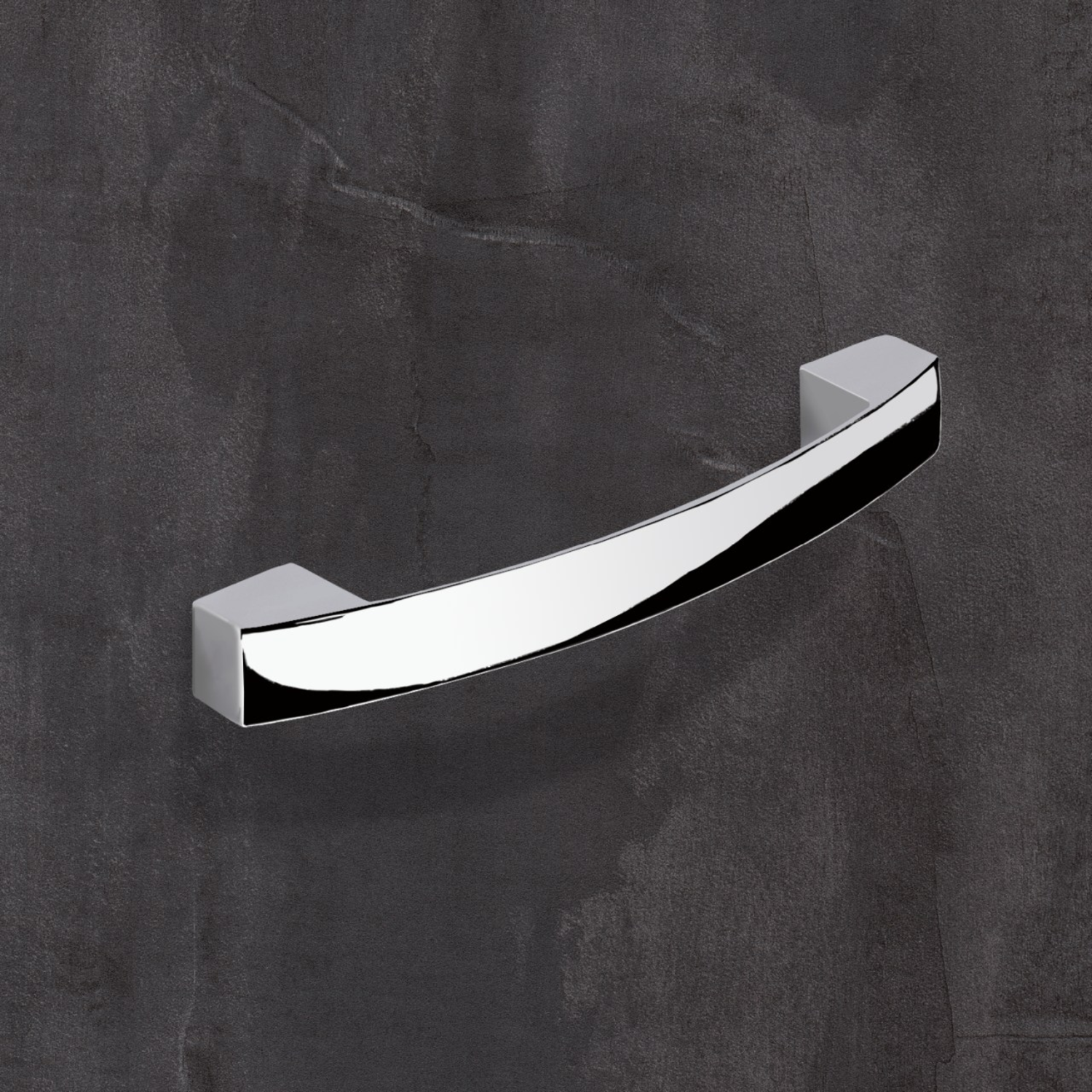 Poignée Vantania, entraxe de perçages 128, L 144 mm, B 14 mm, H 27 mm, chromé brillant