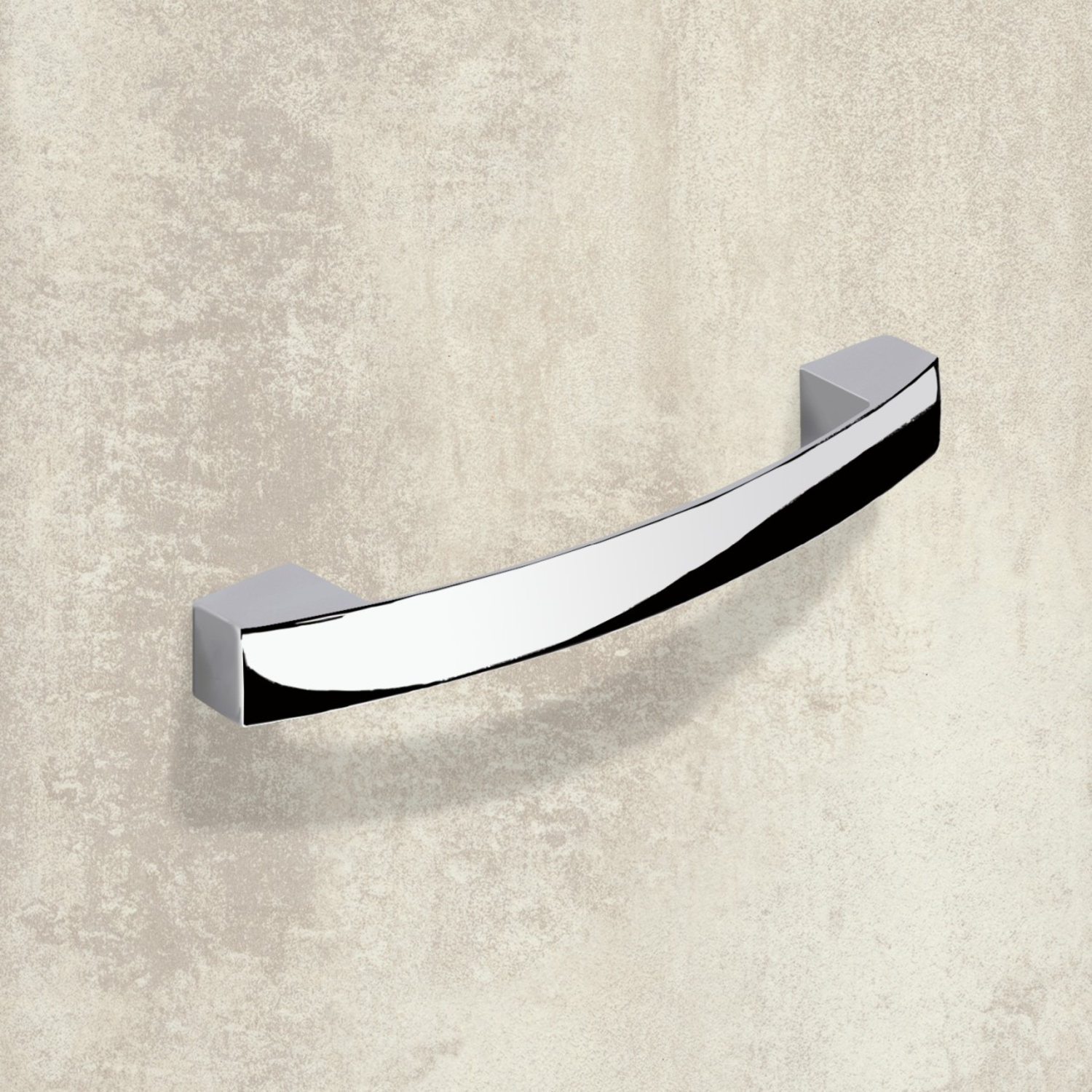 Poignée Vantania, entraxe de perçages 128, L 144 mm, B 14 mm, H 27 mm, chromé brillant