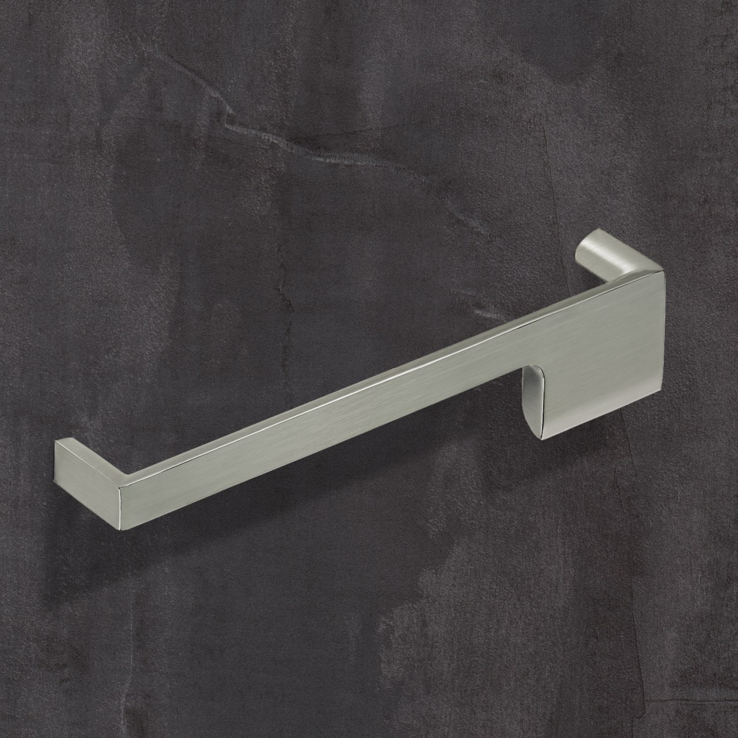 Greep Zenga links, boorafstand 192, L 201 mm, B 36 mm, H 30 mm, roestvrij staal finish geborsteld