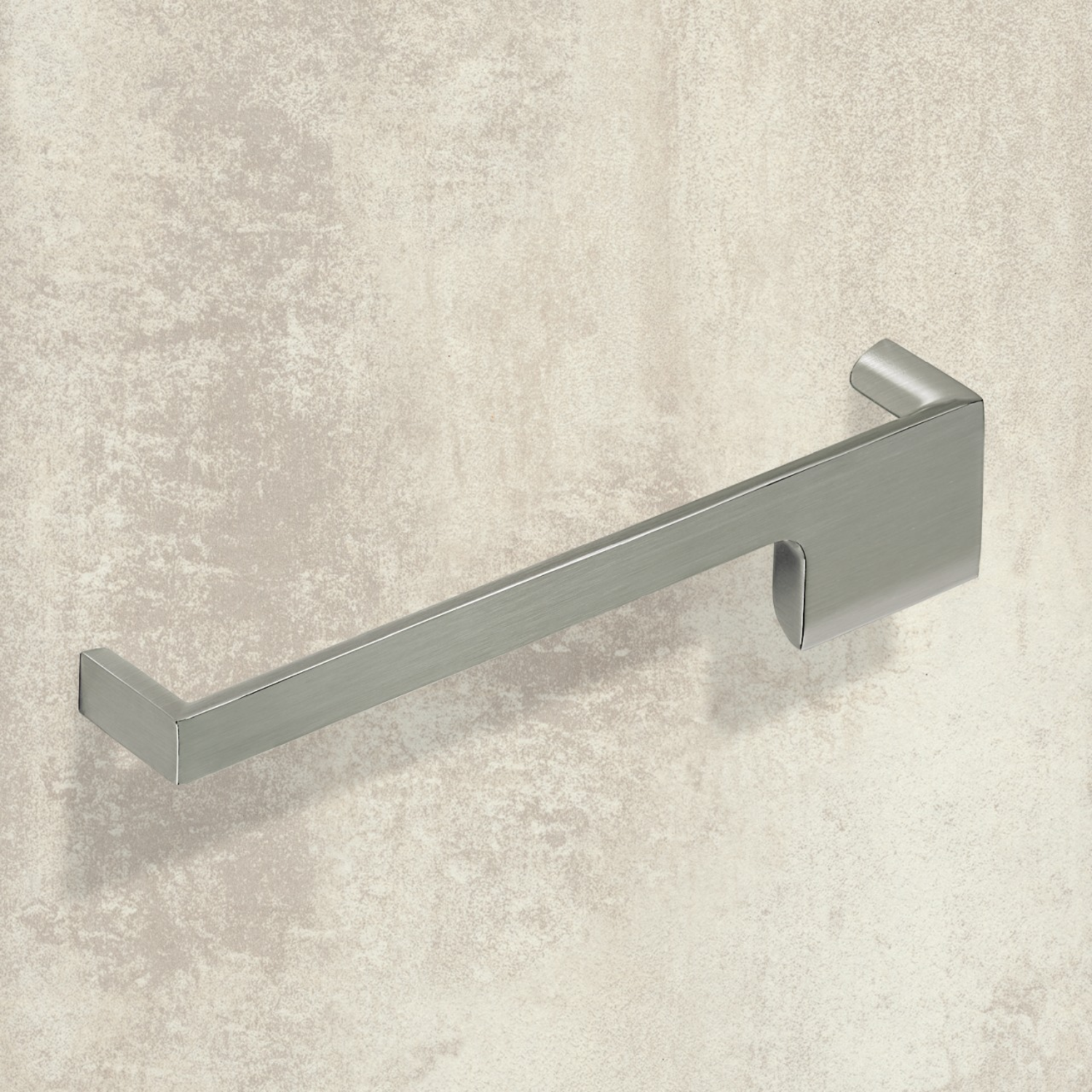 Greep Zenga links, boorafstand 192, L 201 mm, B 36 mm, H 30 mm, roestvrij staal finish geborsteld