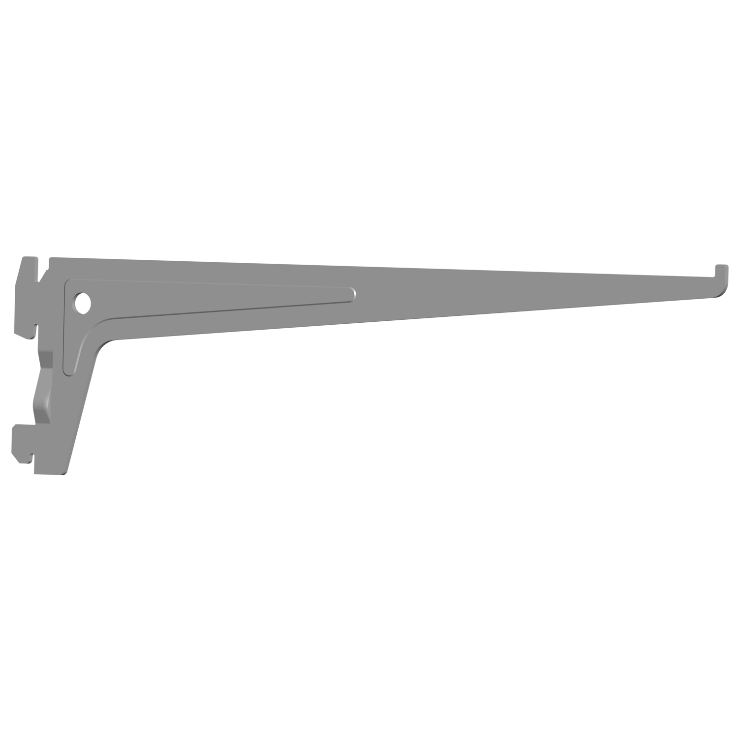 Support simple element gris 300mm 