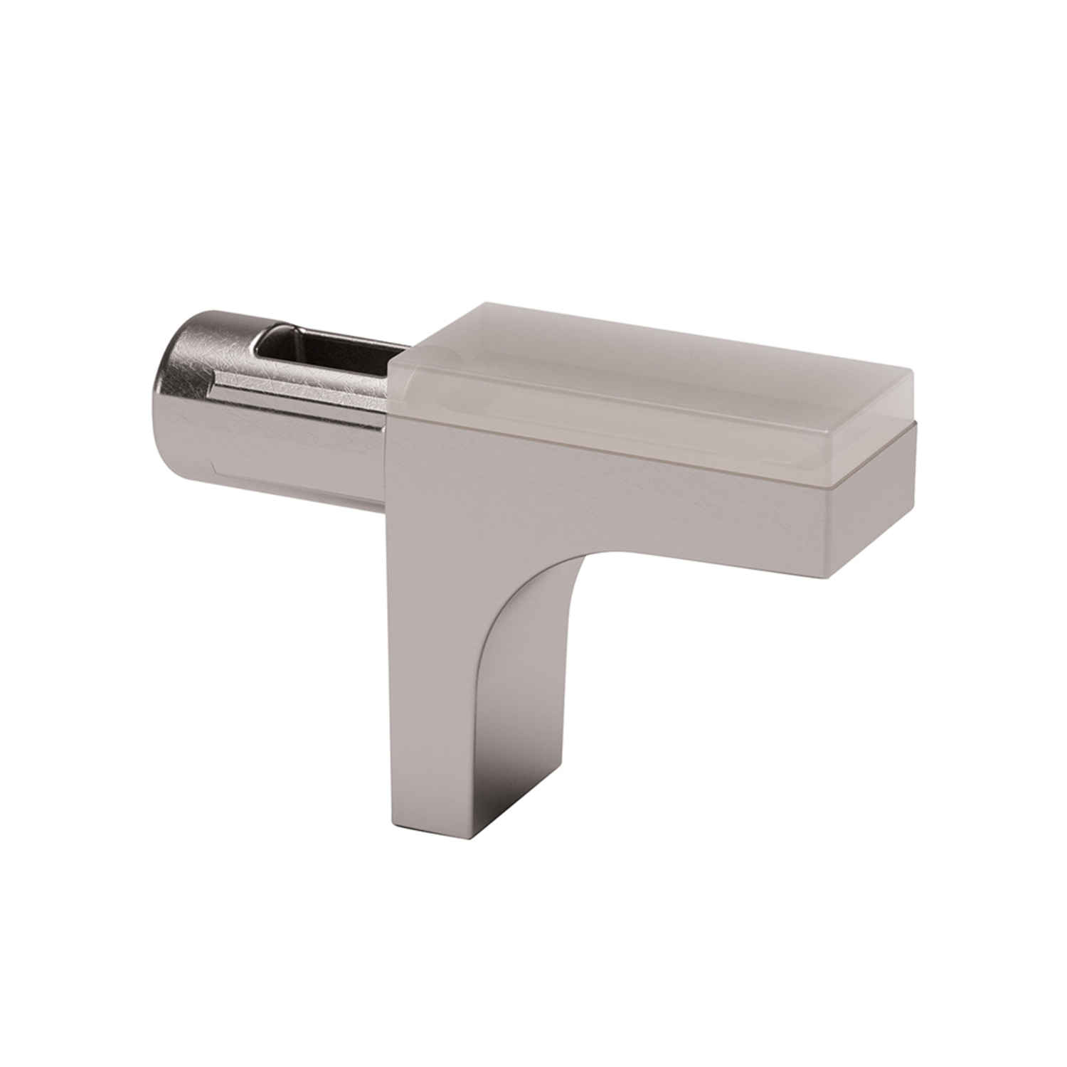 Support tablette K-Line d.5mm nickel pour verre 