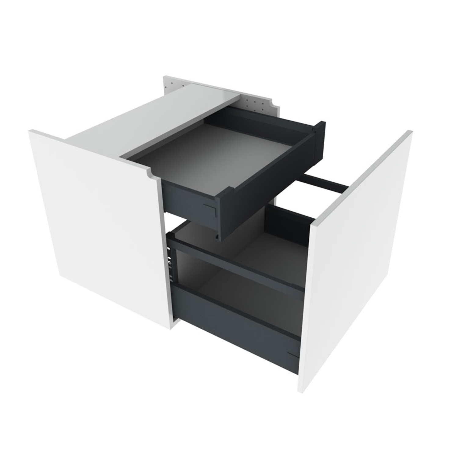 Hangkast met lades, 40,0cm