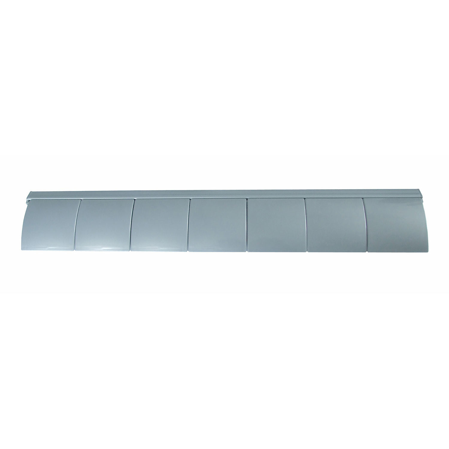 Flap kabelgeleiding horizontaal wit 650mm/7 el.