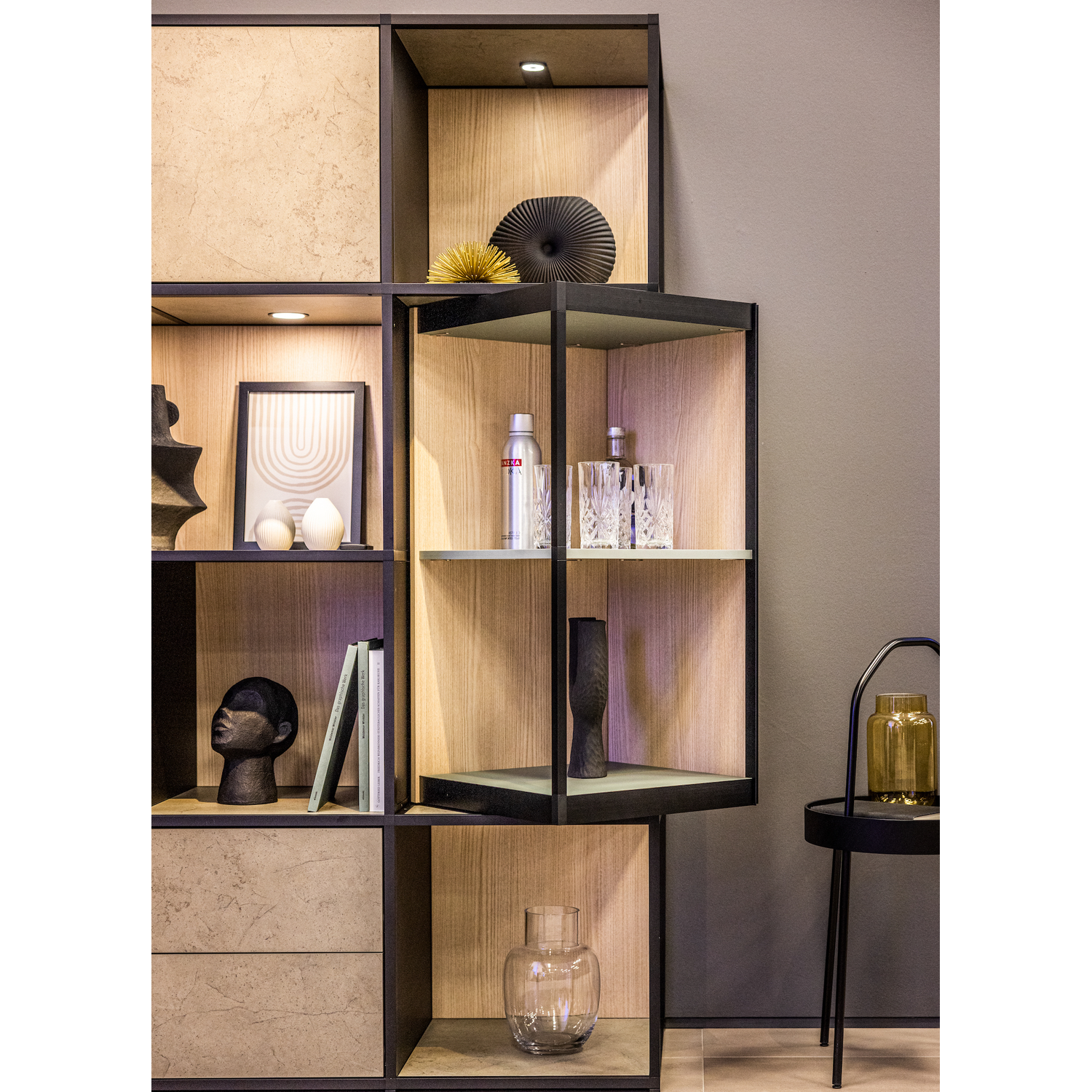 FurnSpin S avec Silent System, position de montage à droite