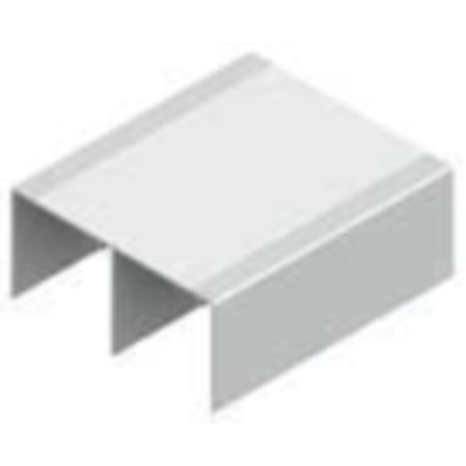 Rail support double Terra TR19 6m alu argent  