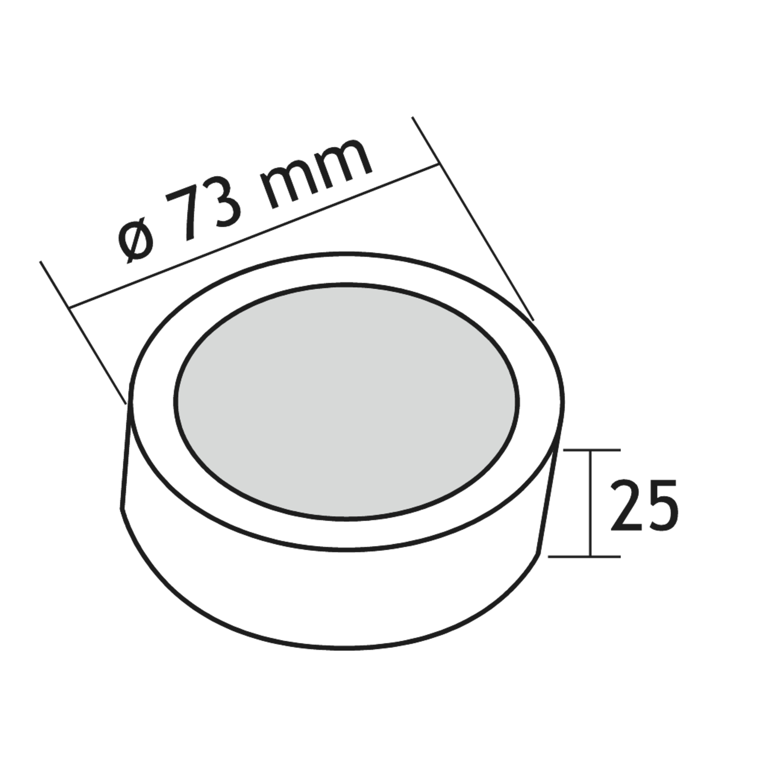 Set spot en applique tube Led RVS 3x3W 