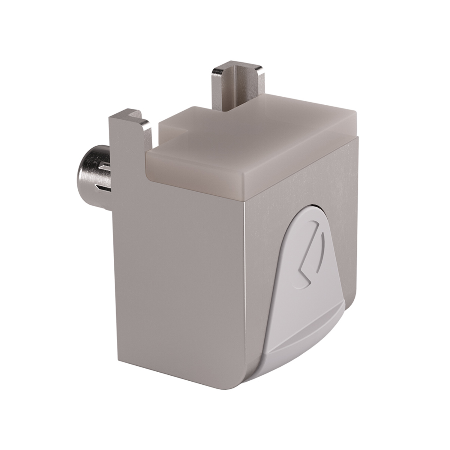 Schabdrager Kubic nikkel d.5mm voor glazentablet extra te bestellen : bovendeel 4024-519