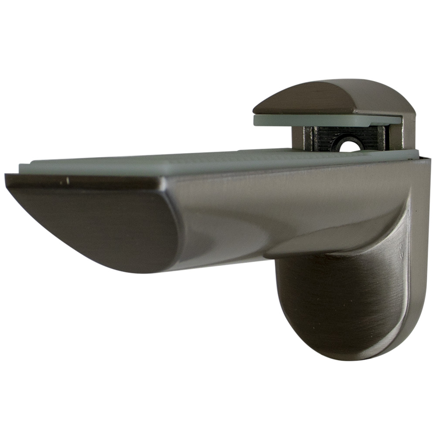 Support tablette verre kaiman 8-40mm 25kg inox 
