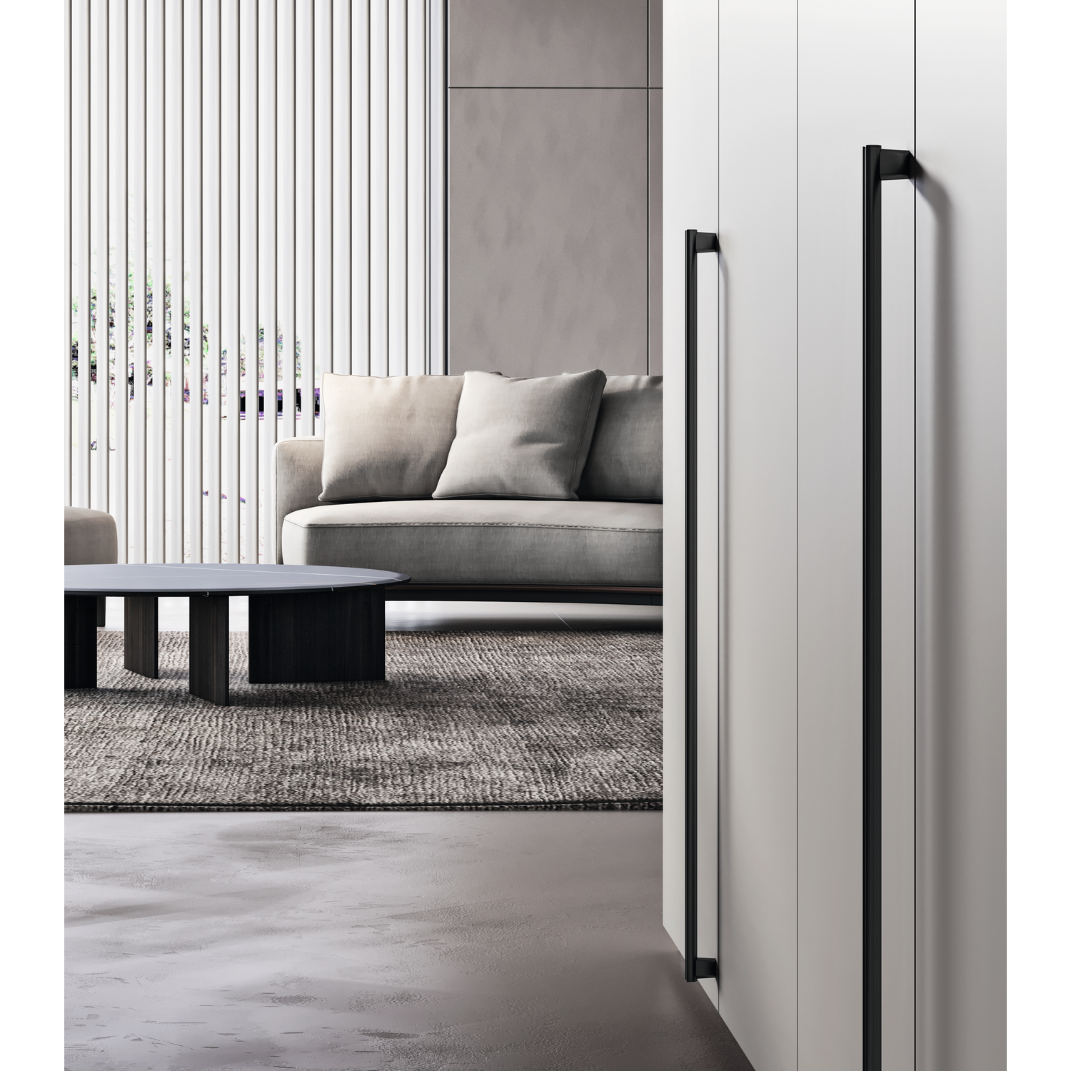 Poignée riva ea800 l822 noir 