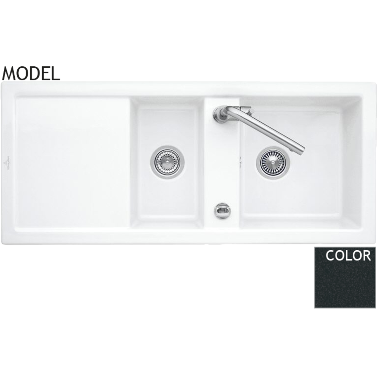V&B 6726.01.jo subway 80 chromit brillant  ceramicplus