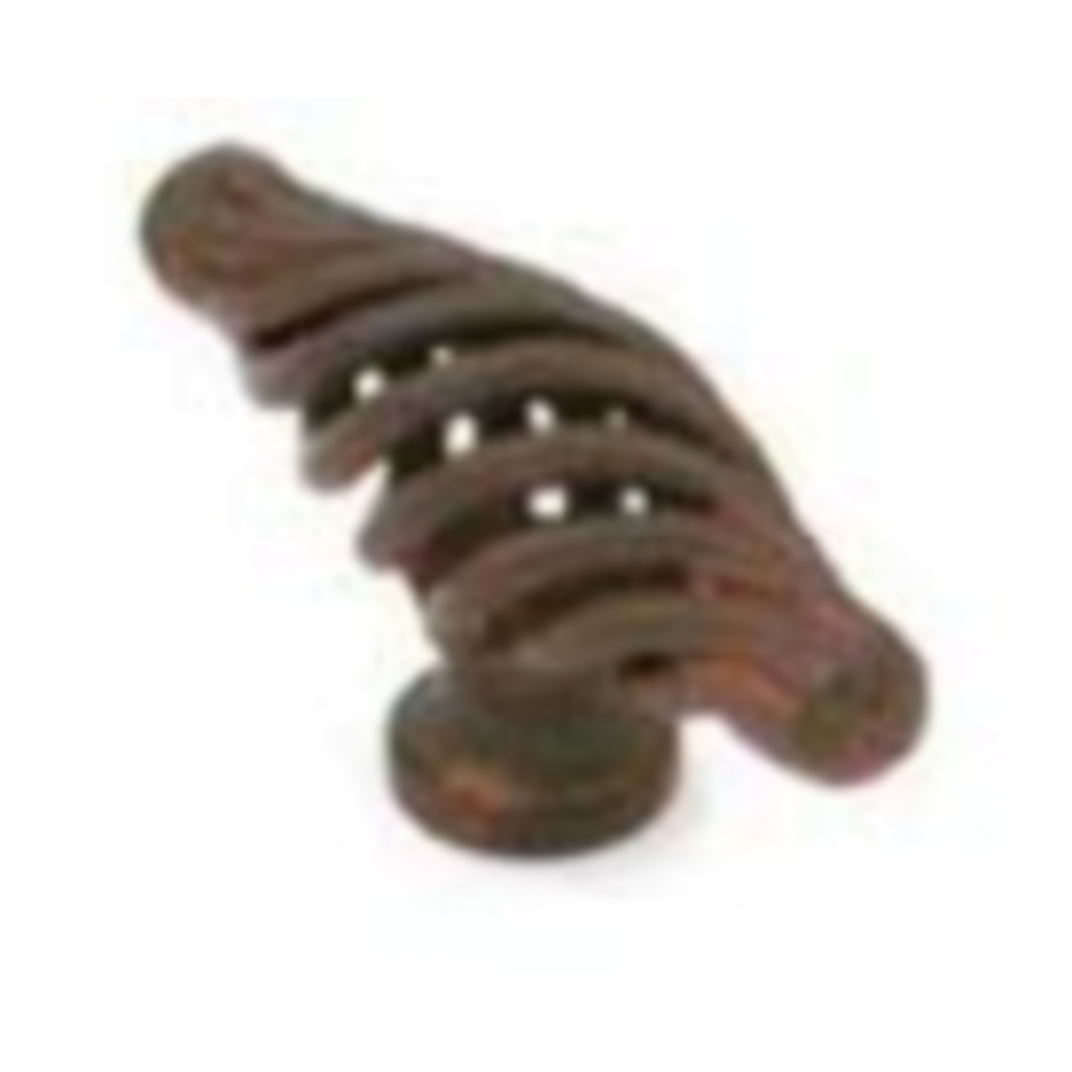 Poignee torsade rouille l.55mm d.18mm 