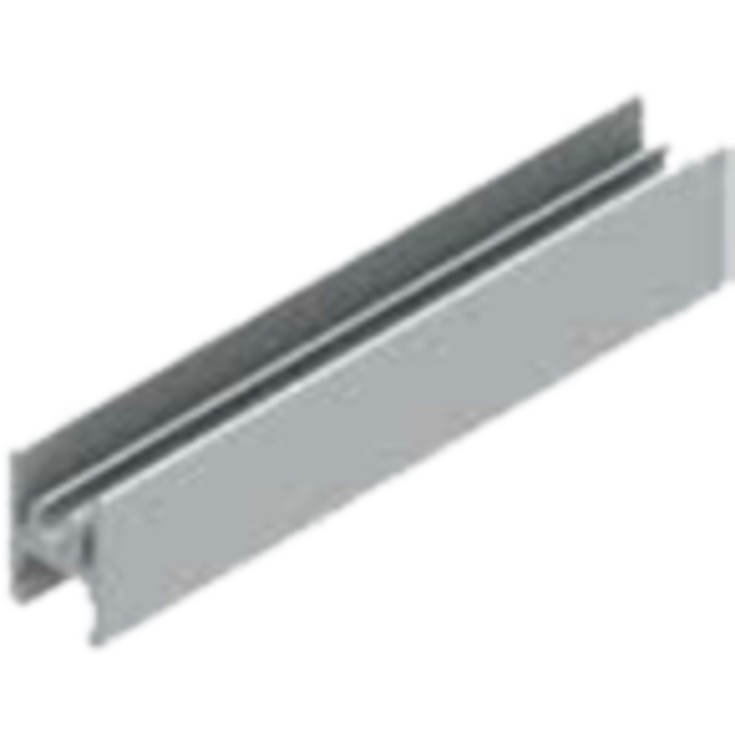 Horizontaal U-profiel boven RS-Base 4m alu zilver