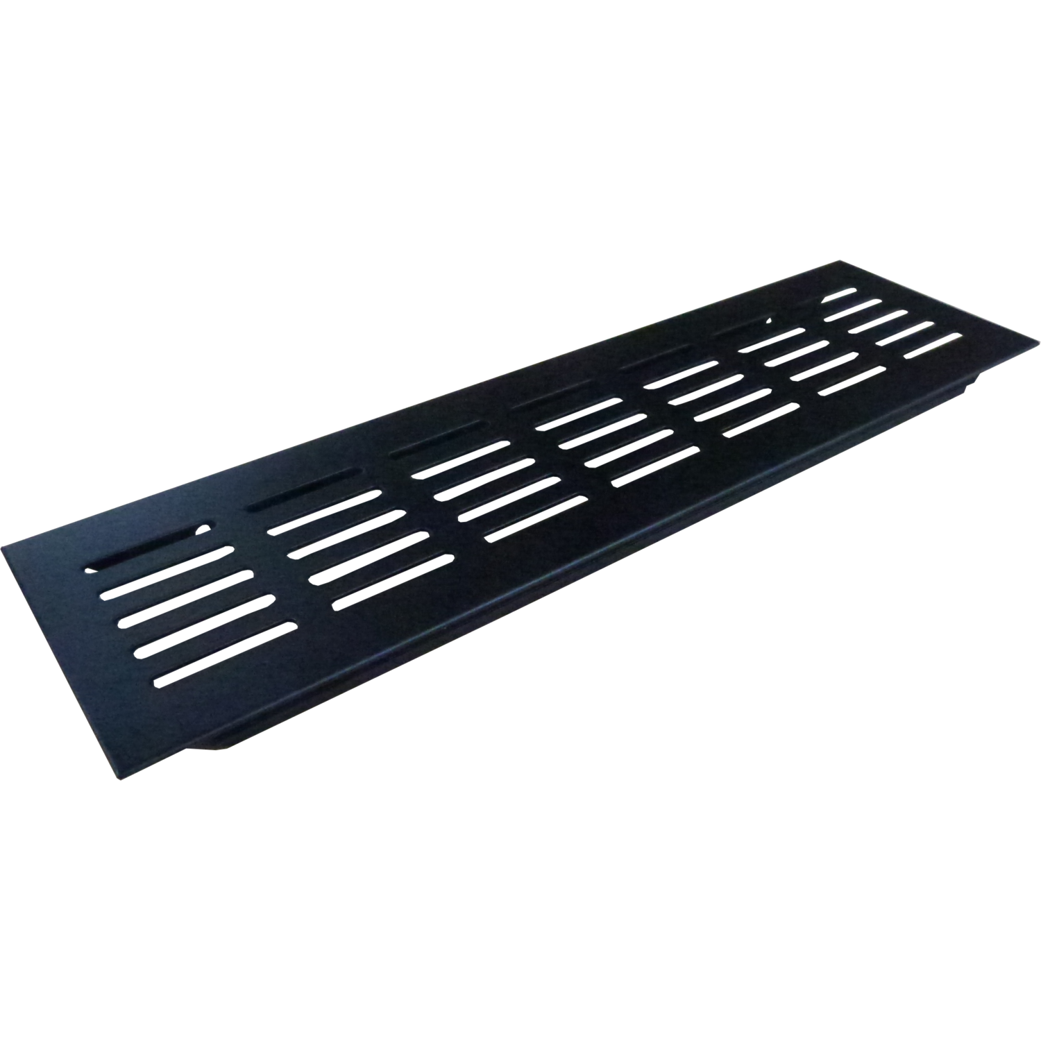 Luchtrooster 381/80 300mm mat zwart