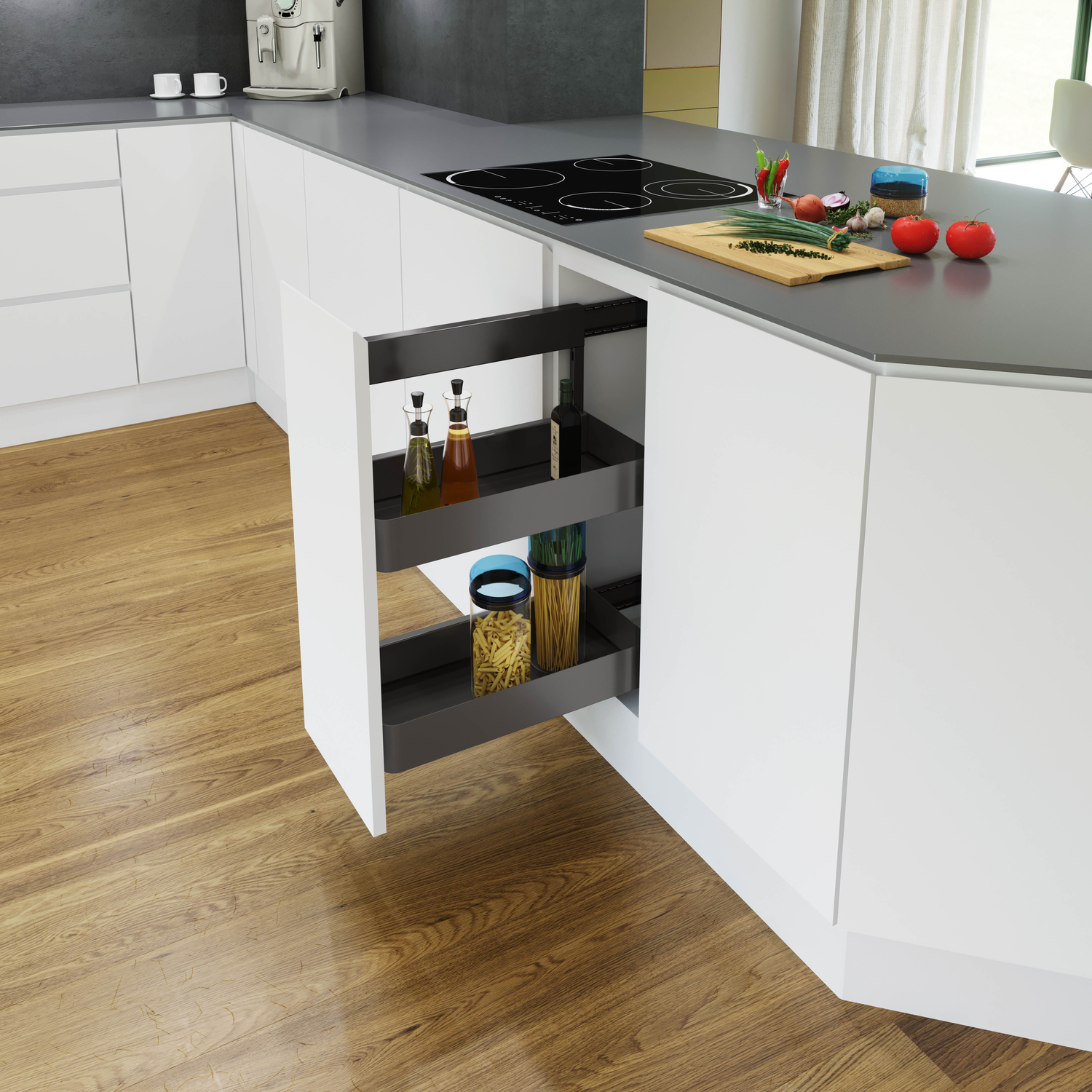 Kader Lava zijdelingse bevestiging dsa4 731mm 20kg SoftClose