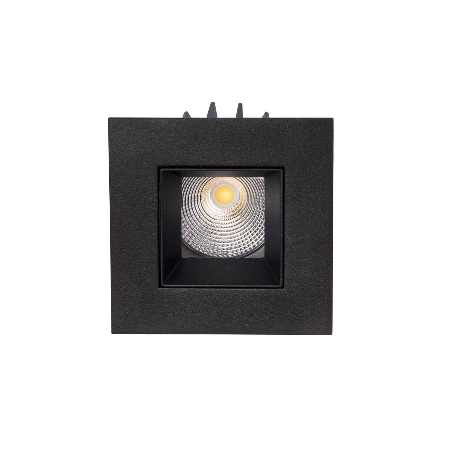 Led trend Square zwart mat 2700K 9W 230V