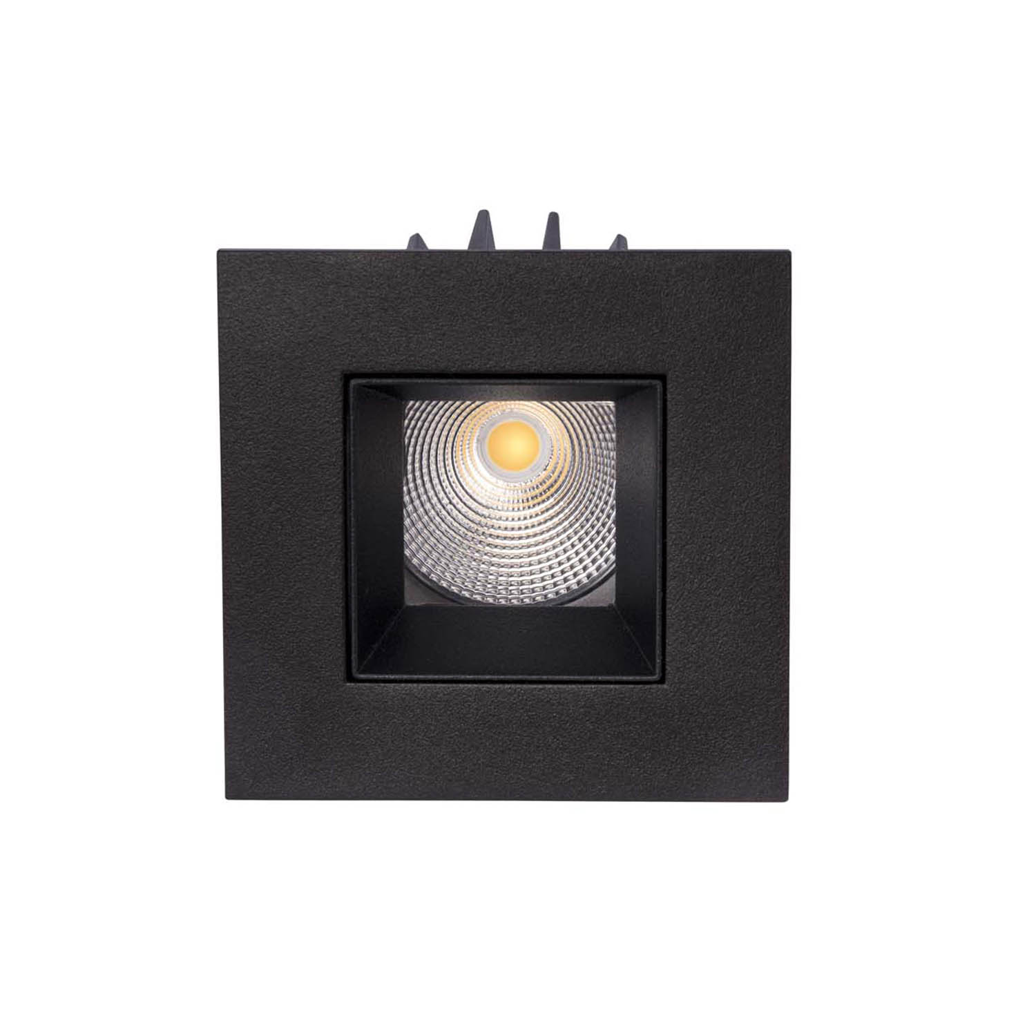 Led trend Square zwart mat 3000K 9W 230V