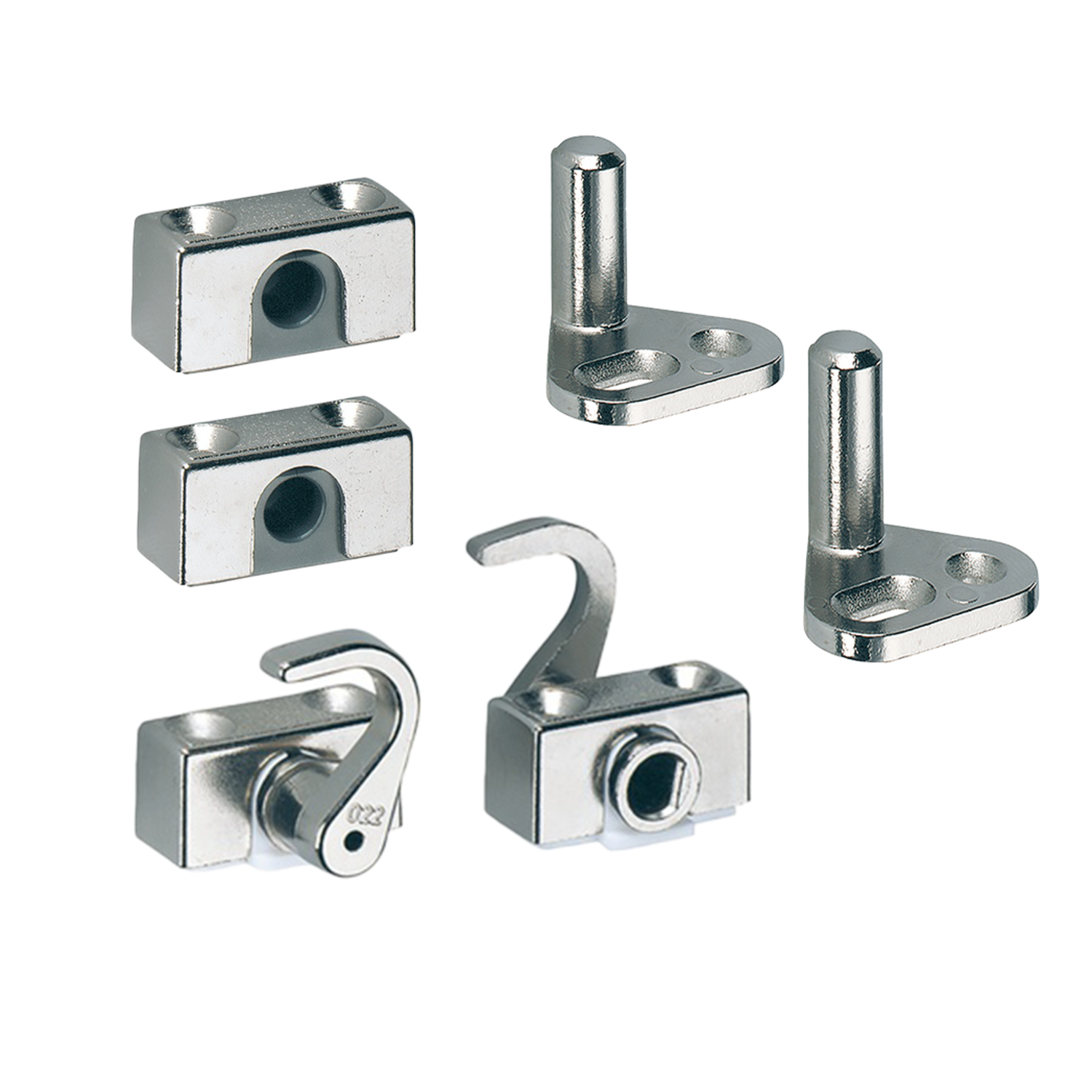Set accessoires serrure huwil (d.6mm) bronze 