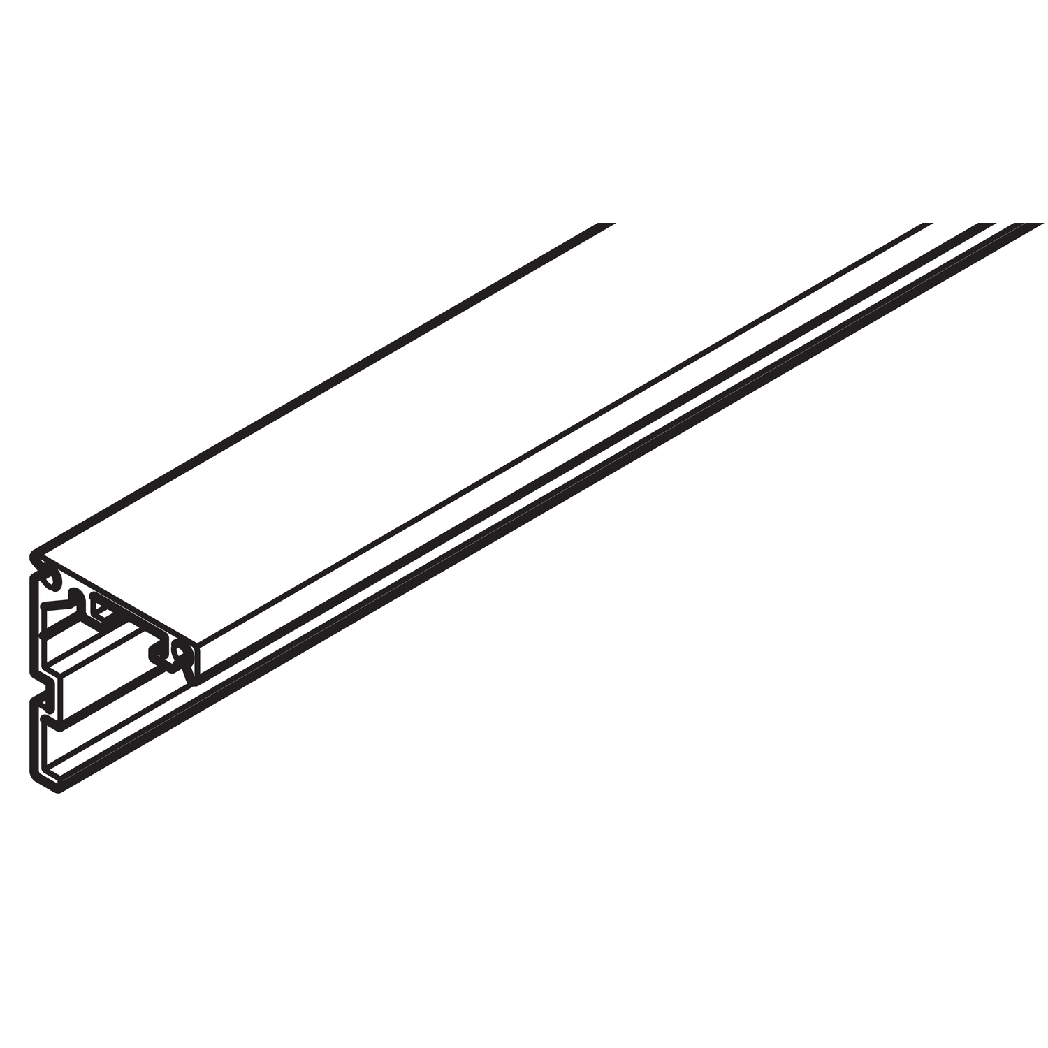 Hawa Junior 80/100 GP fixation murale profil 2500mm 