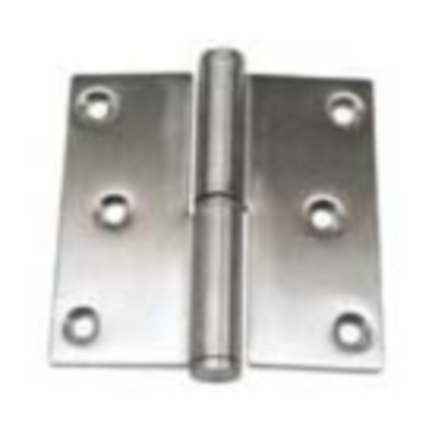 Paumelle 100 x 82mm inox sat.ga coins droit