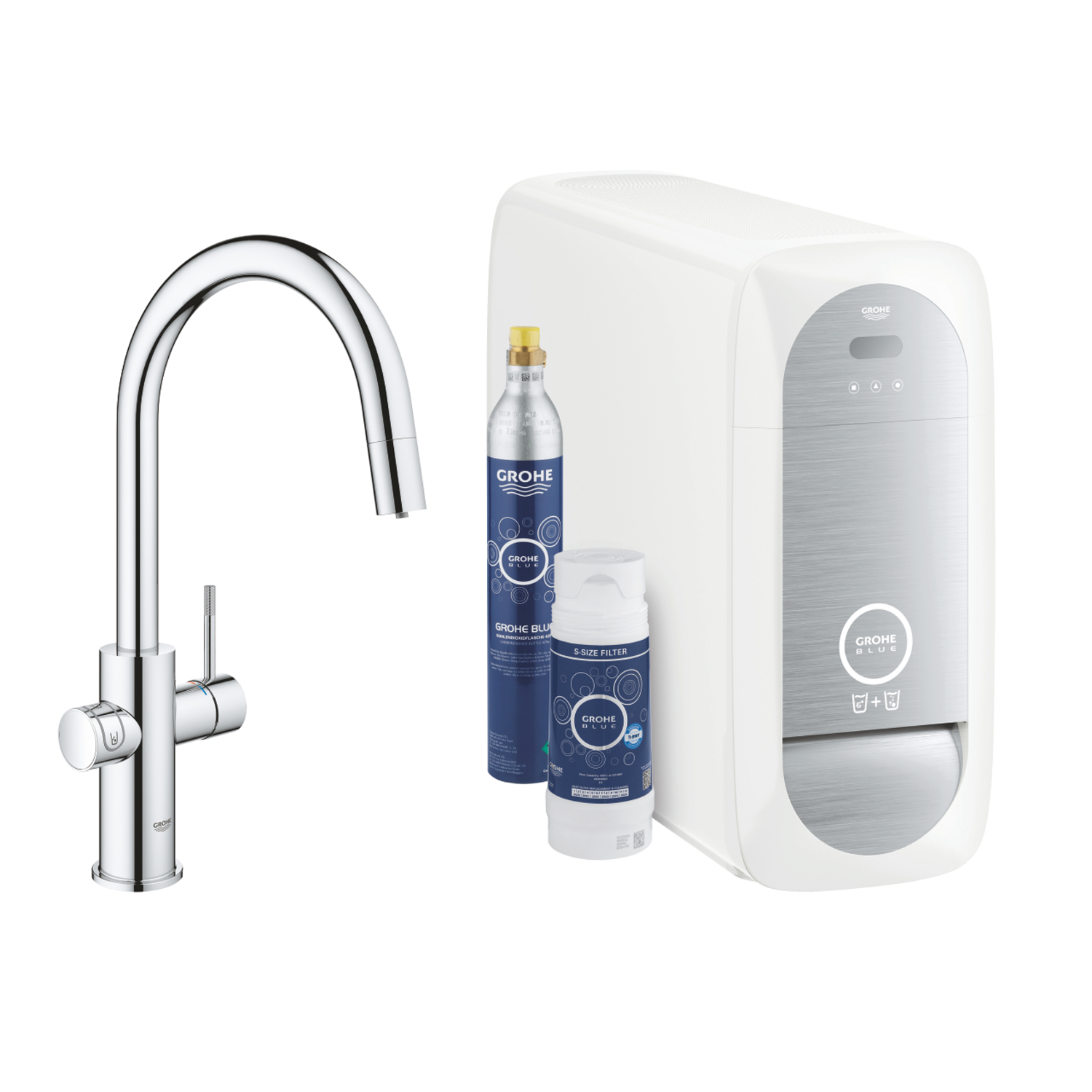 Grohe blue home c&s u chrome extensible  