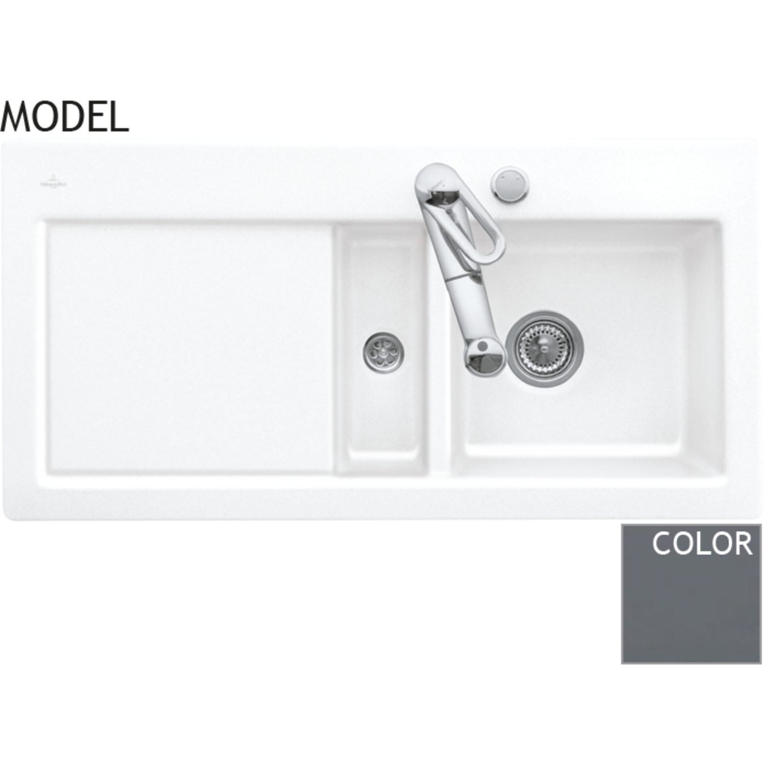 V&B 6712.01.i4 subway 60d graphite ceramicplus