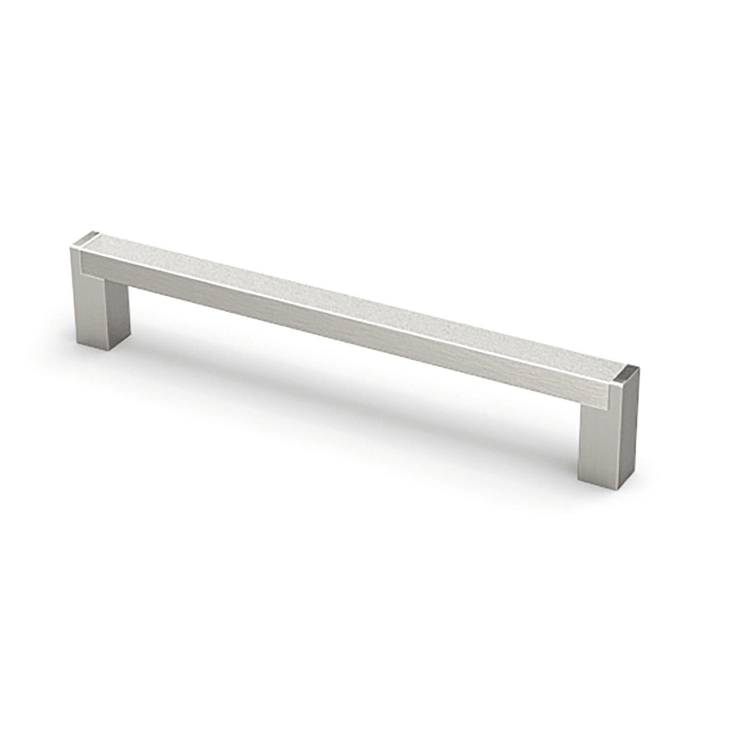 Poignée Bermeo, entraxe de perçages 192, L 205 mm, B 12 mm, H 32 mm, aspect inox brossé